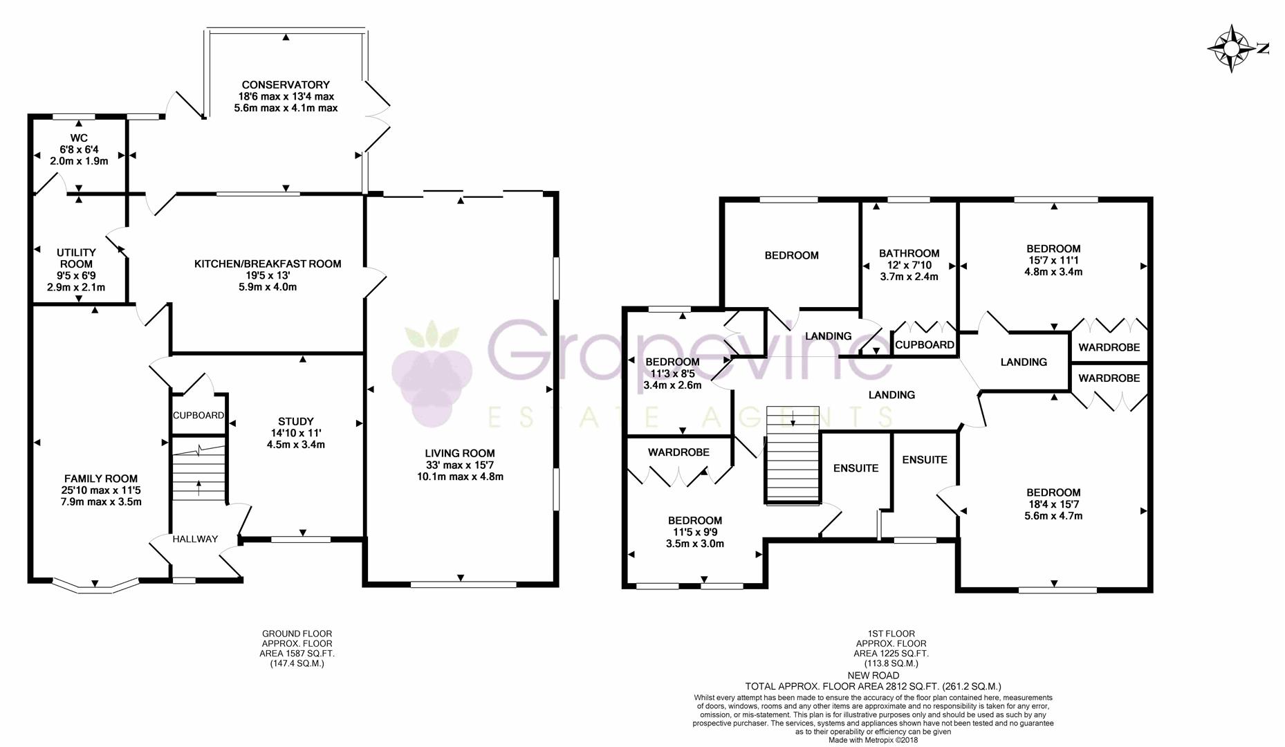 5 Bedrooms Semi-detached house for sale in New Road, Ruscombe, Reading RG10