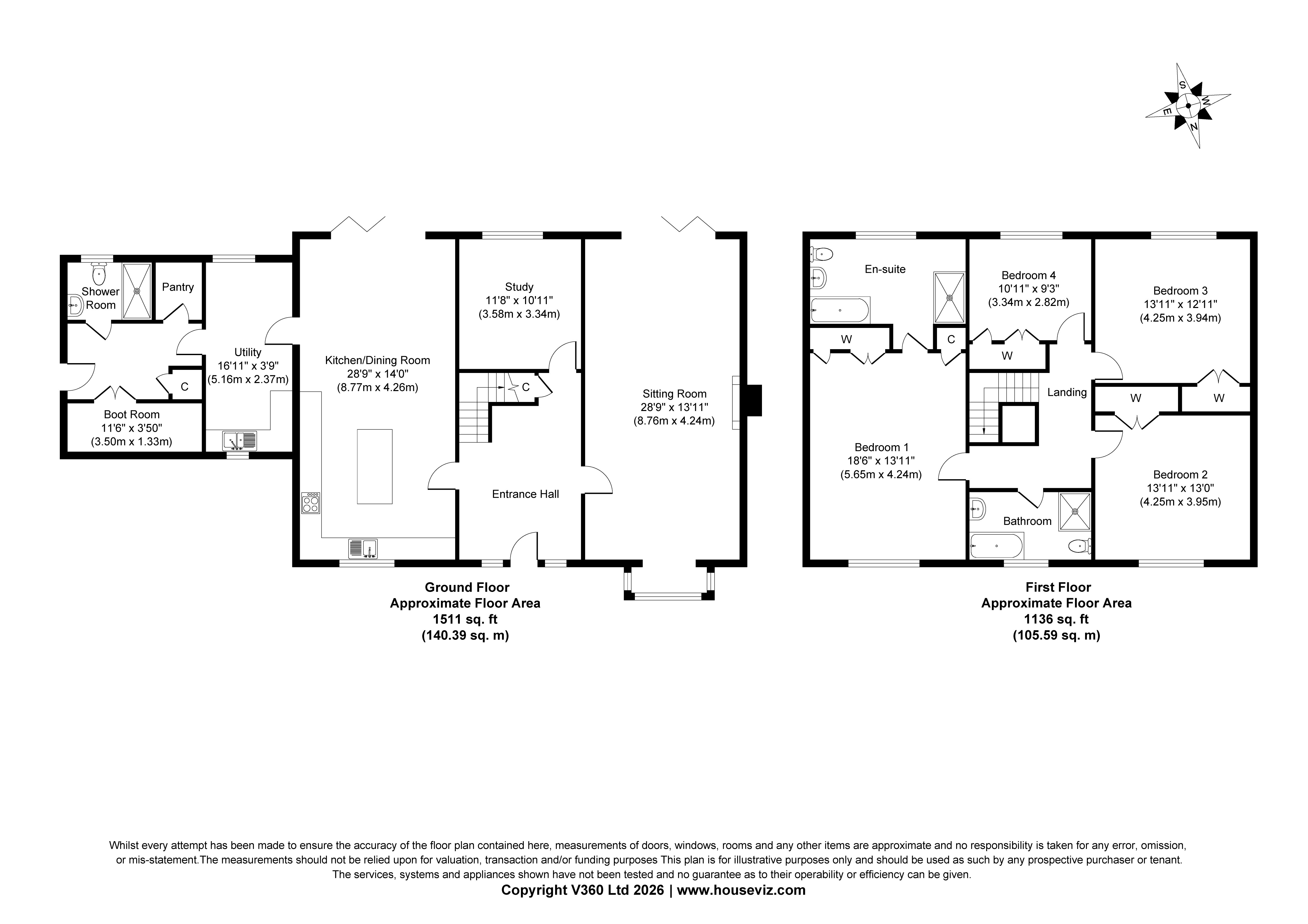 126, North Street, Cambridge floorplan