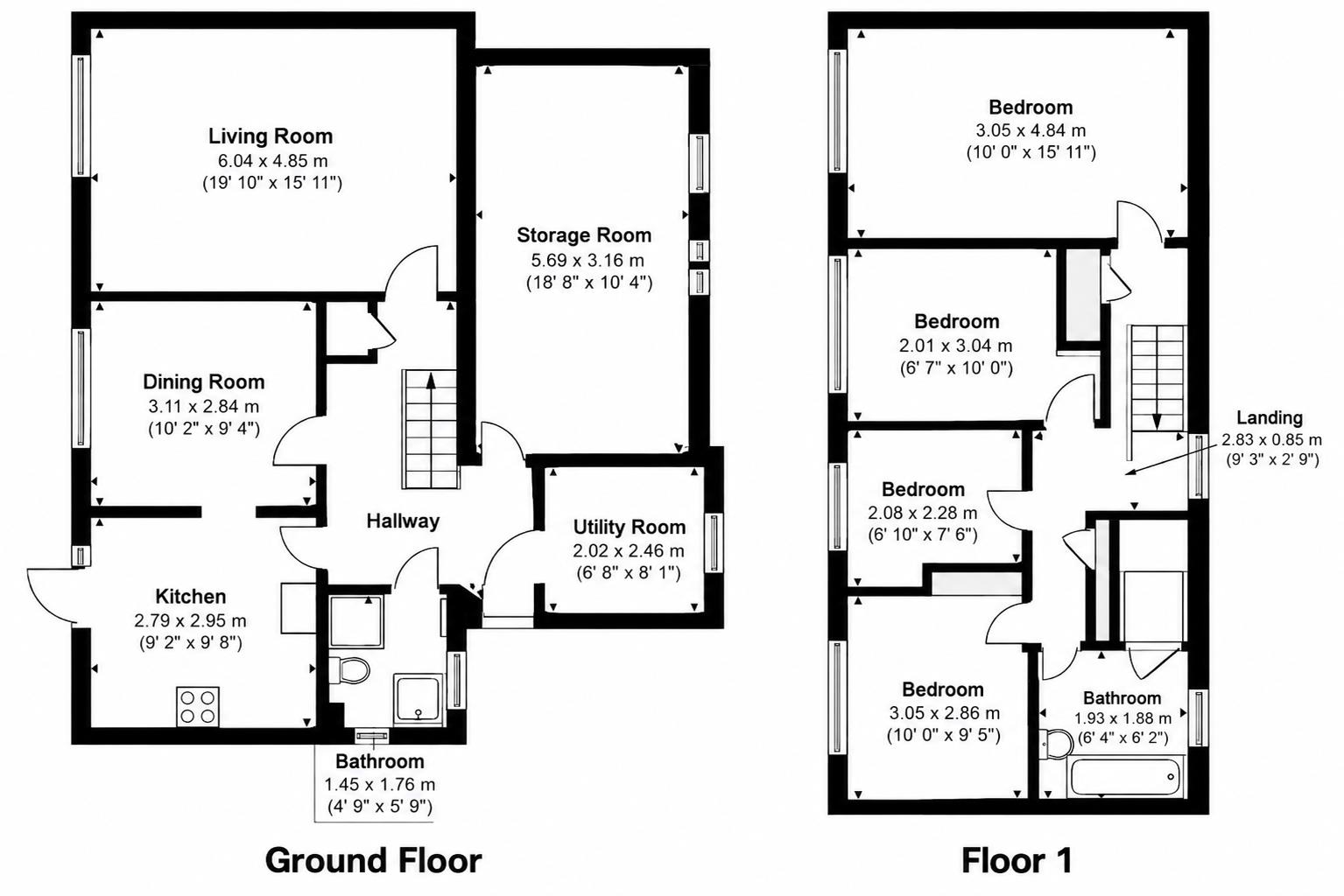 Oxwich Close, Corringham floorplan