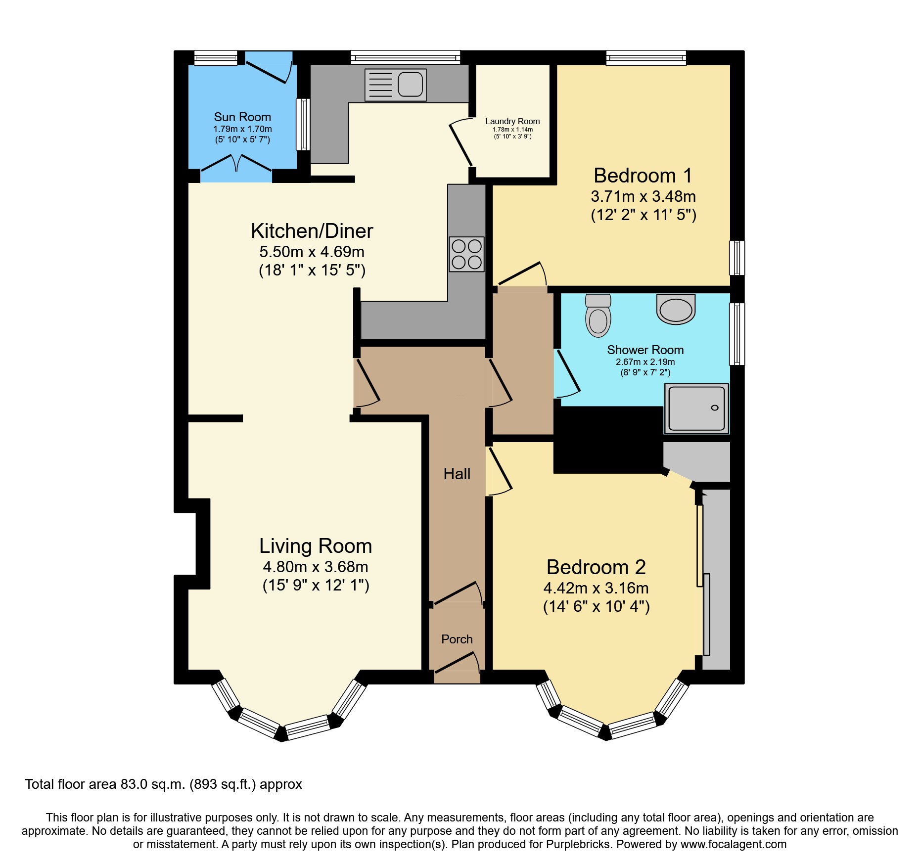 30, Waverley Road, Plymouth floorplan