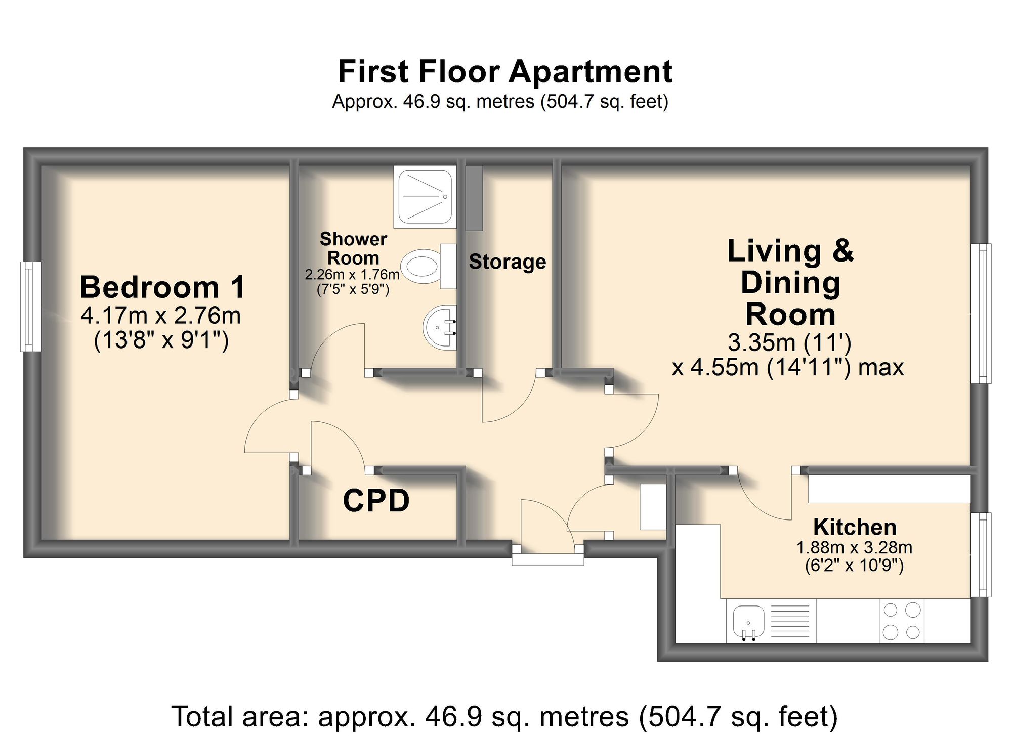 35 High Hazels Mead, Sheffield floorplan