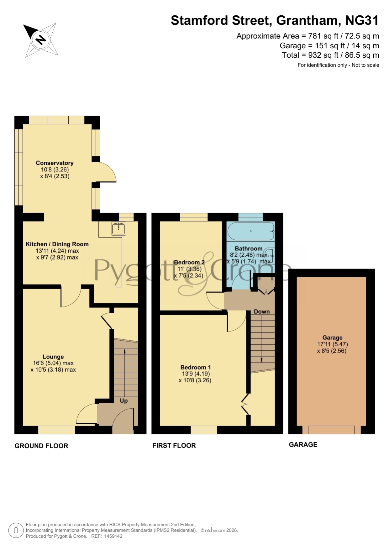 3, Stamford Street, Grantham floorplan