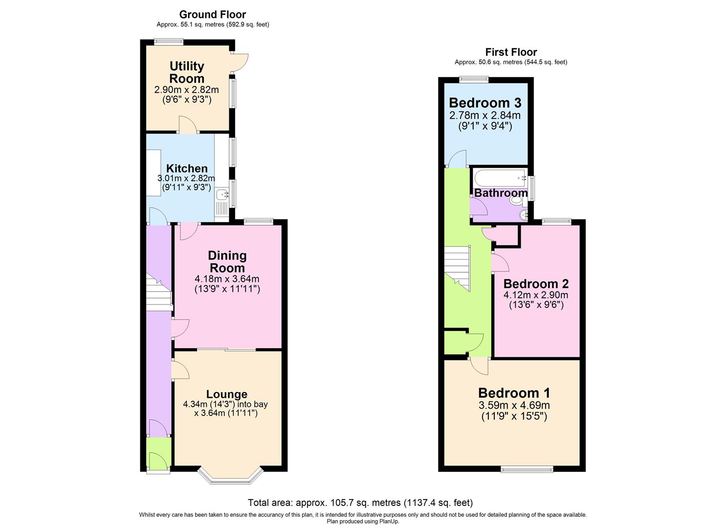 Coulston Road, Lancaster LA1, 3 bedroom terraced house for sale