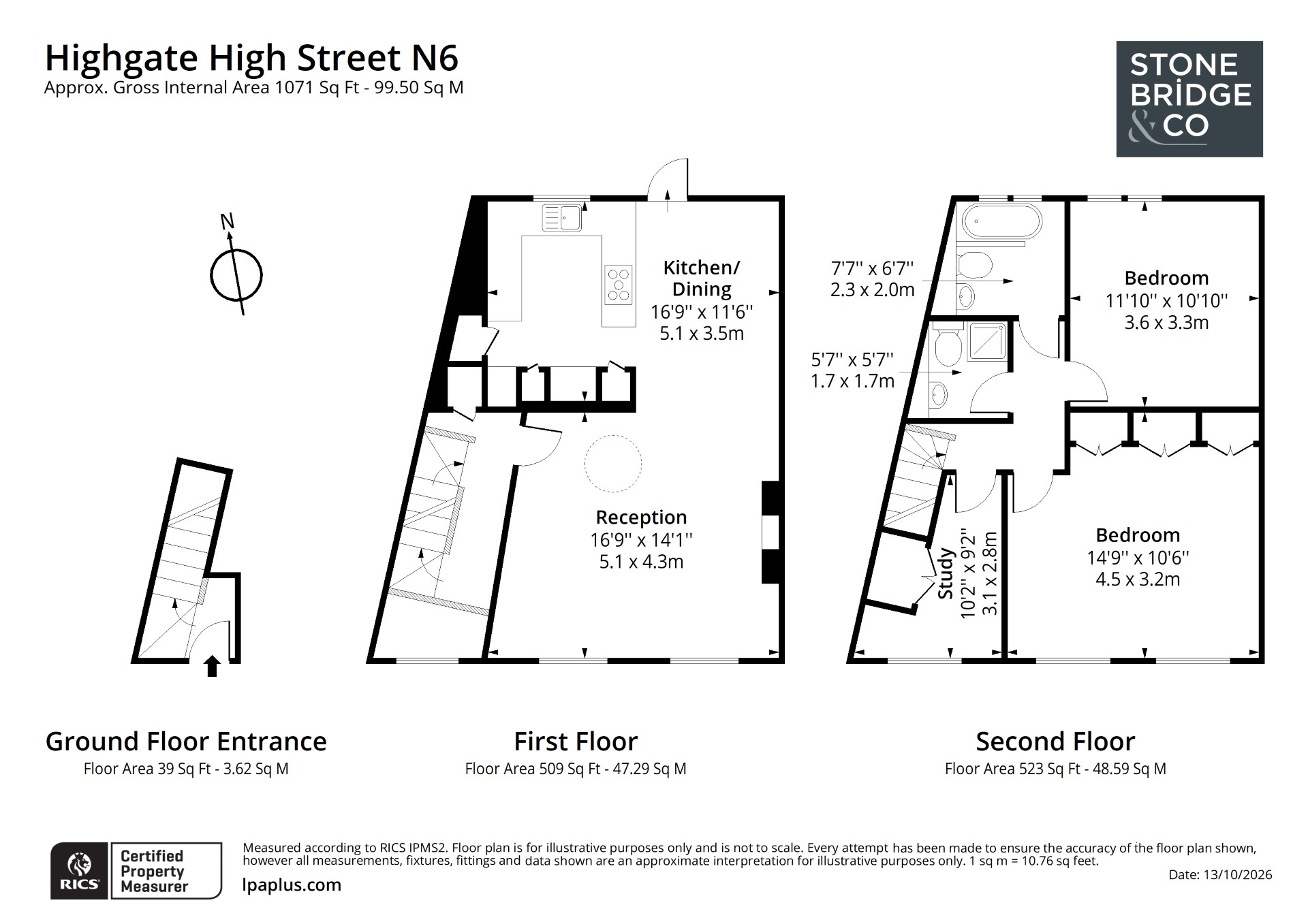 66A, Highgate High Street, Greater London floorplan