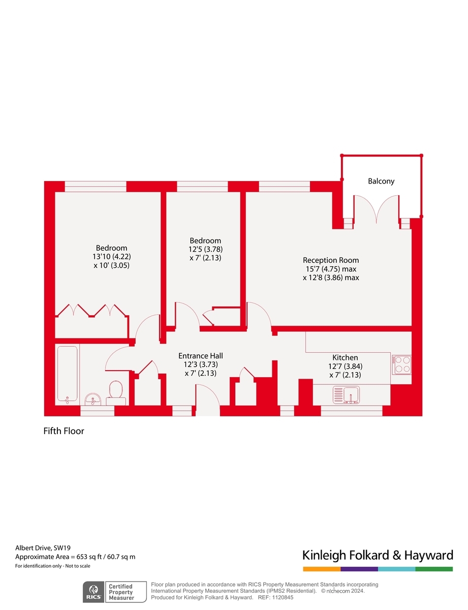 39 Fernwood,, Albert Drive, London floorplan