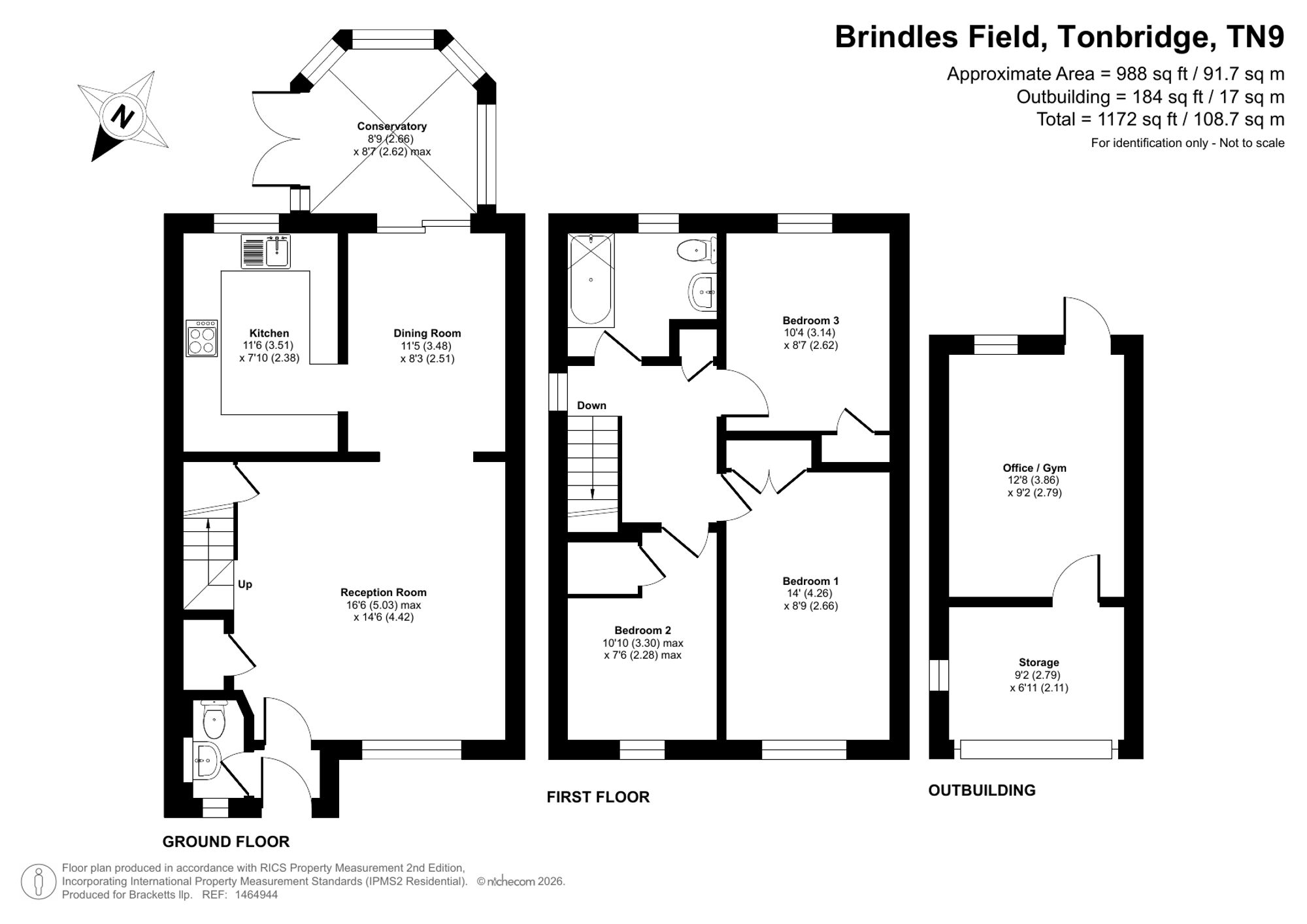 51 Brindles Field, Tonbridge floorplan