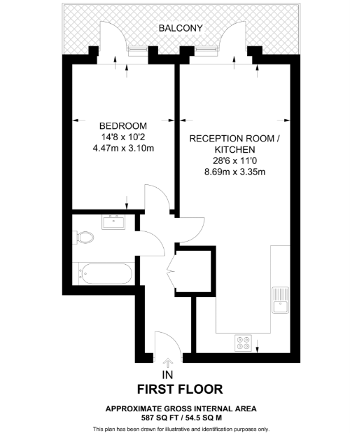 91, Williams Way, Wembley, Middlesex floorplan