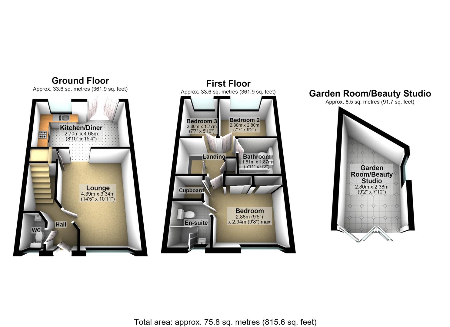 5, Violet Close, Worthing floorplan