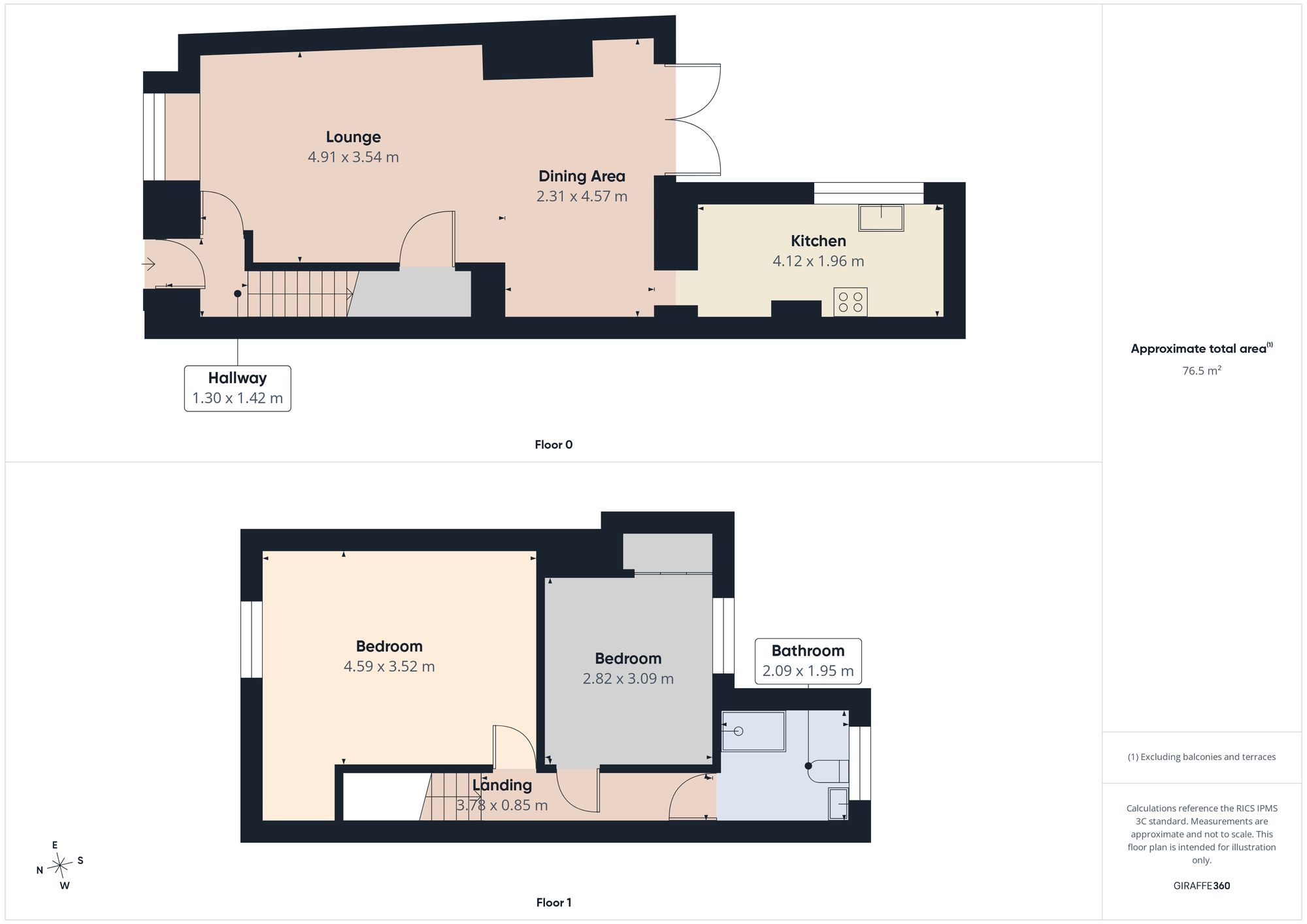 13 Cross Keys Lane, Gateshead floorplan