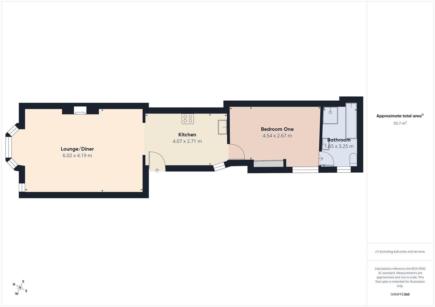 Flat 3, 118, High Street, Ilfracombe floorplan