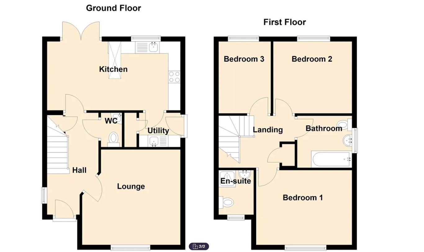 18, Ffordd Y Glowyr, Kidwelly floorplan