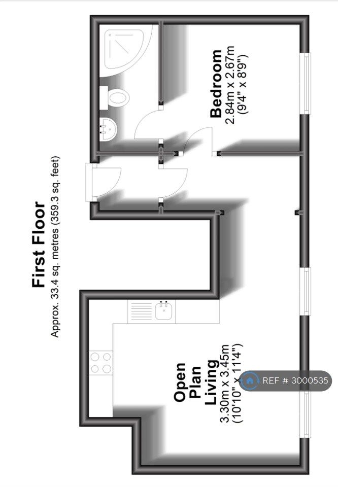 Flat, High Street Victoria Apartments, Herne Bay floorplan