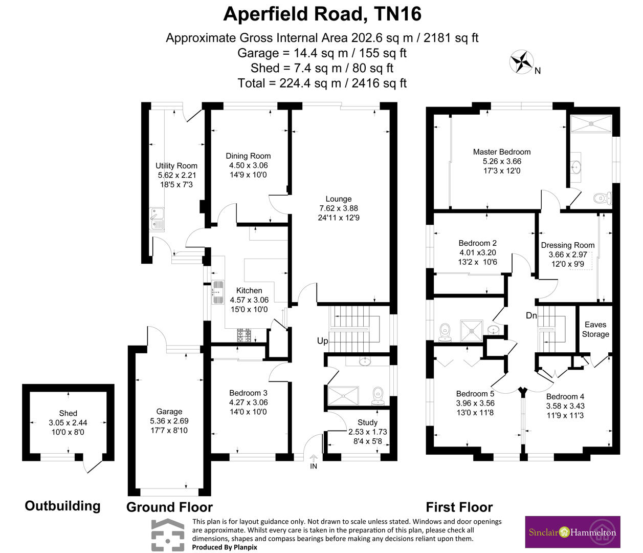 44, Aperfield Road, Westerham floorplan