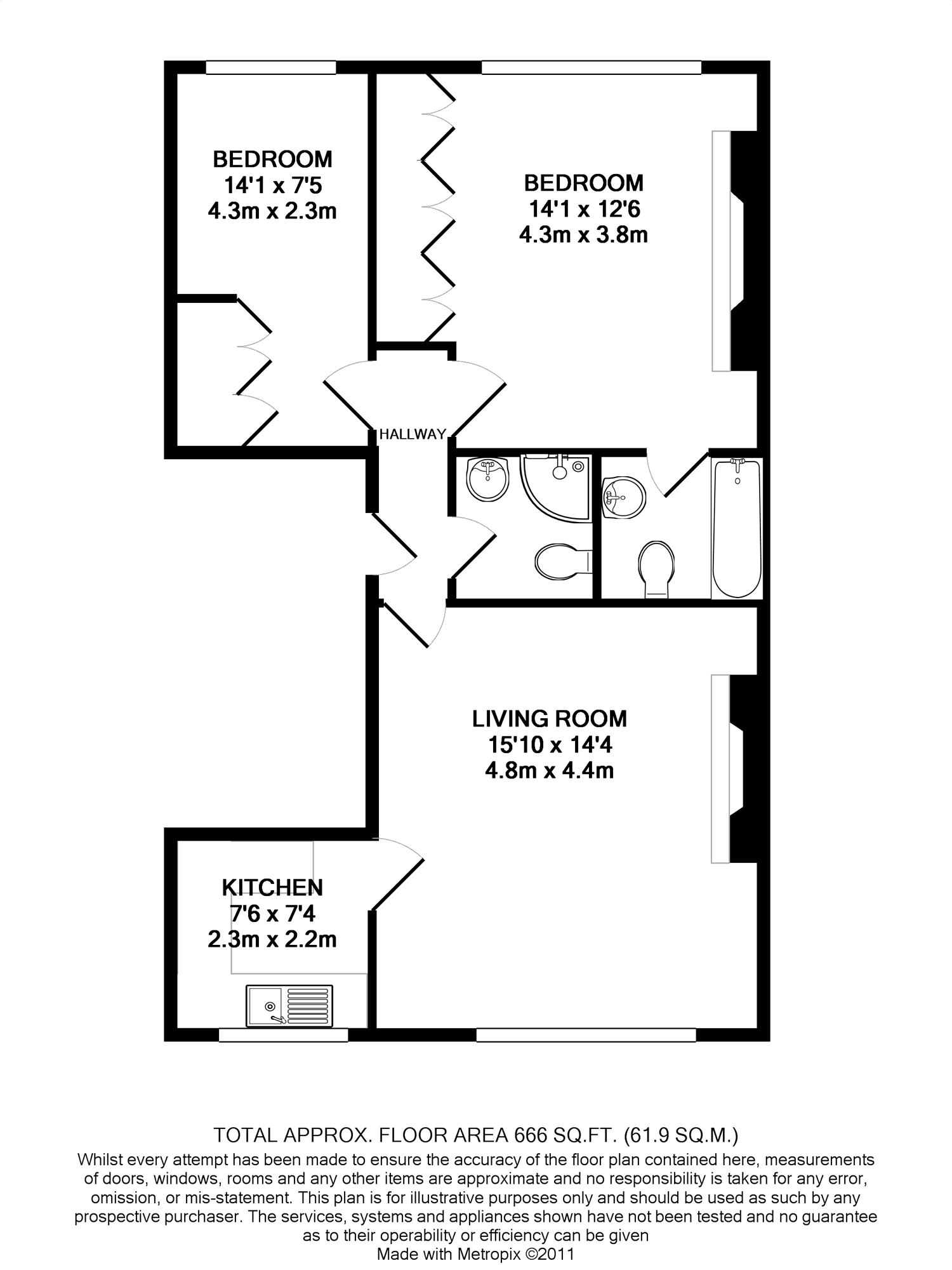 2 Bedrooms Flat to rent in Belsize Crescent, Belsize Park NW3