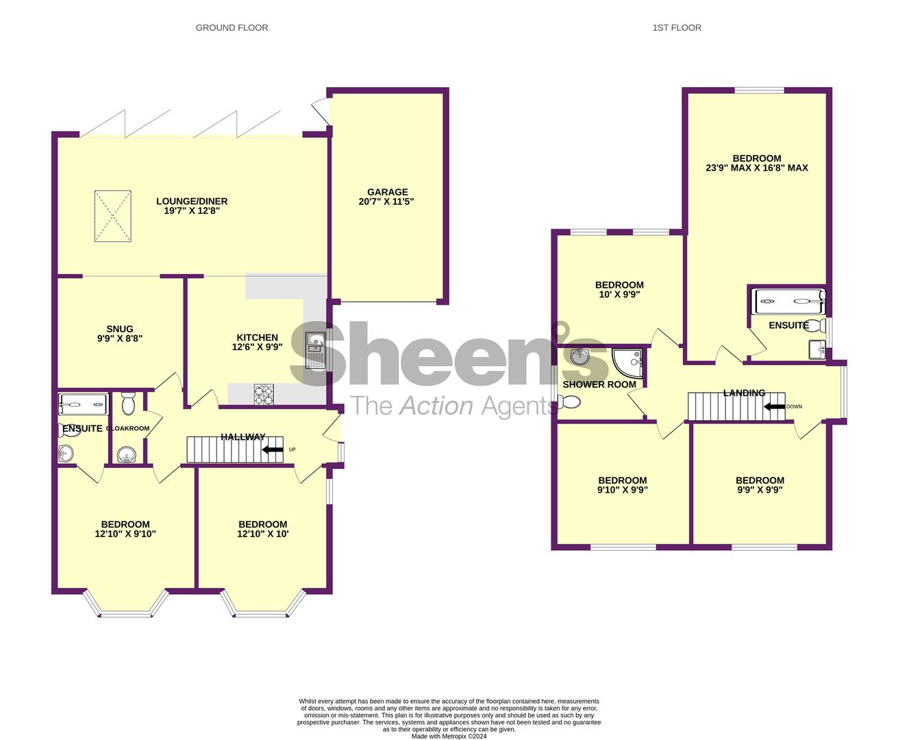 20, Upper Third Avenue, Frinton-on-Sea floorplan