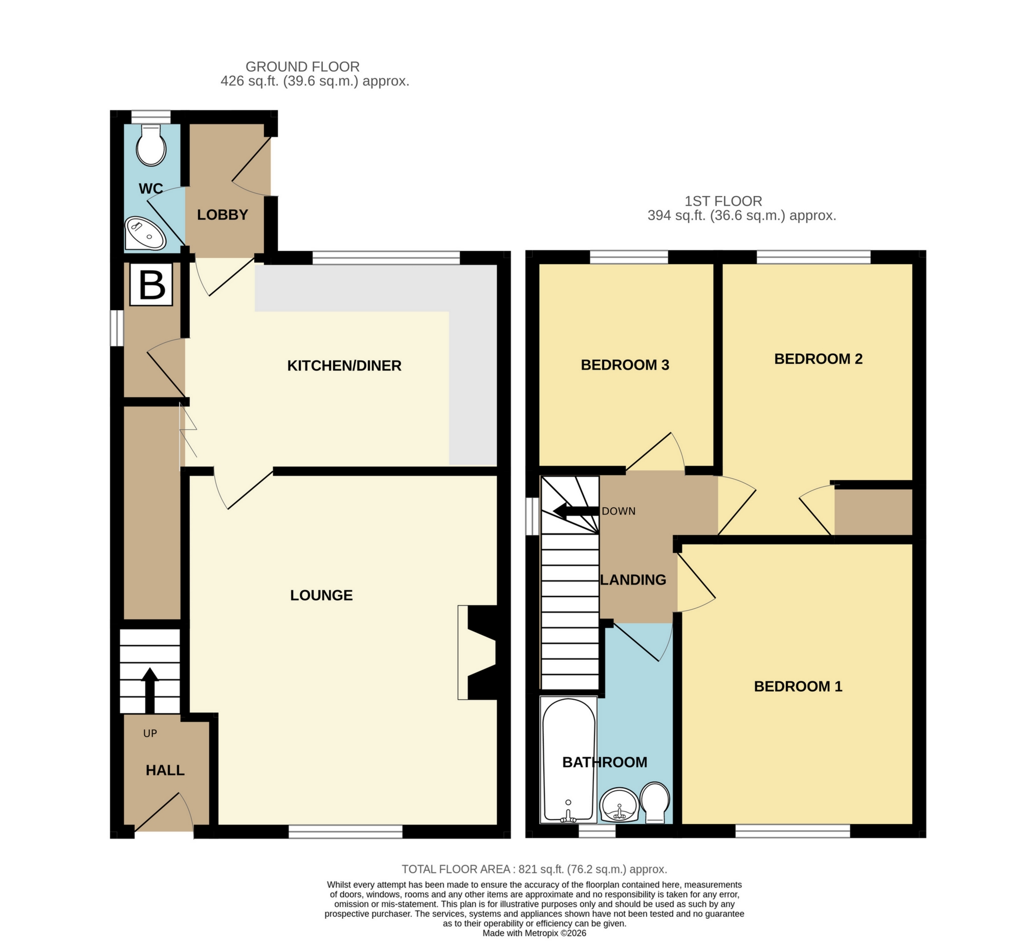 19, Cleobury Road, Bewdley floorplan
