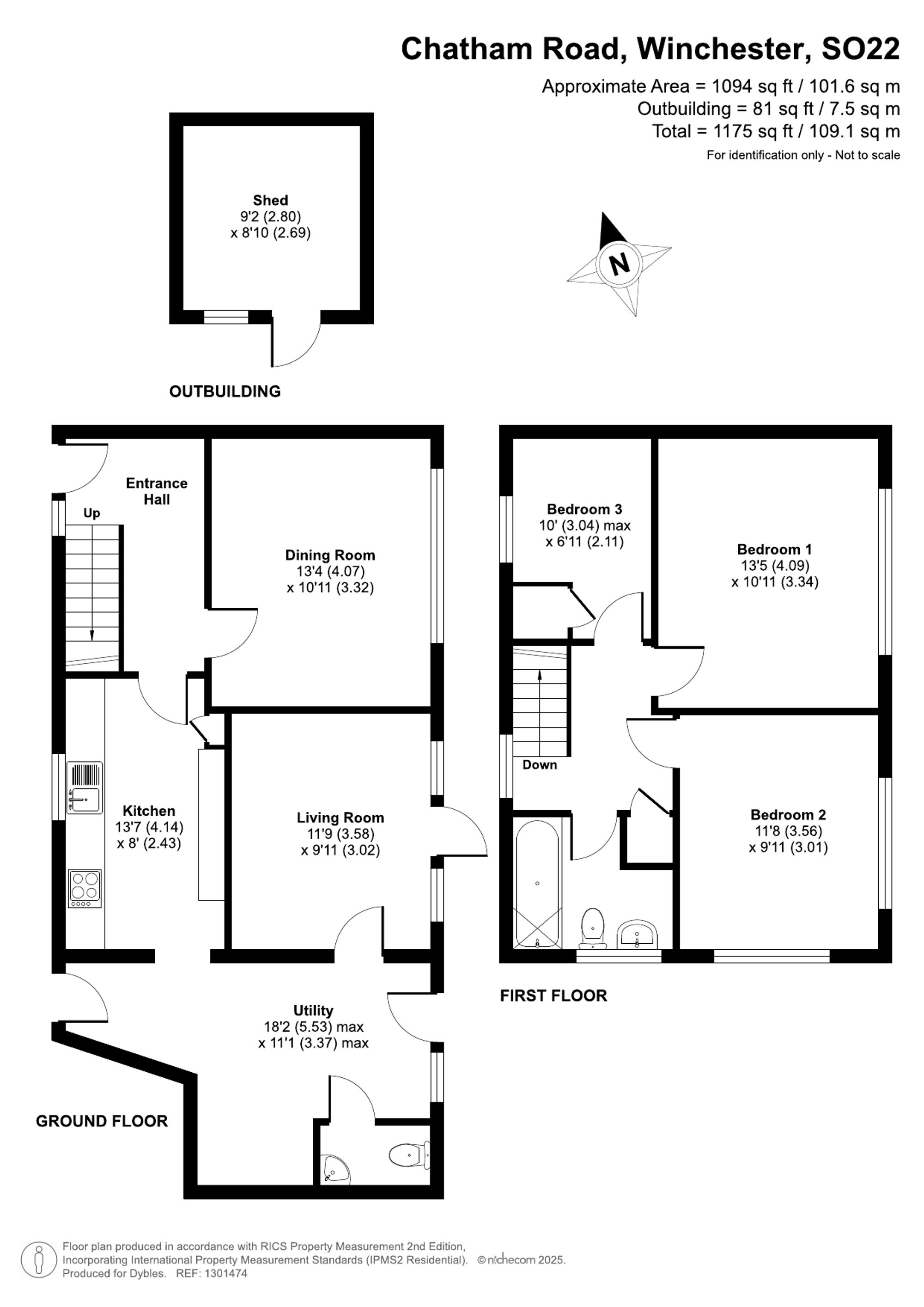 27 Chatham Road, Winchester floorplan