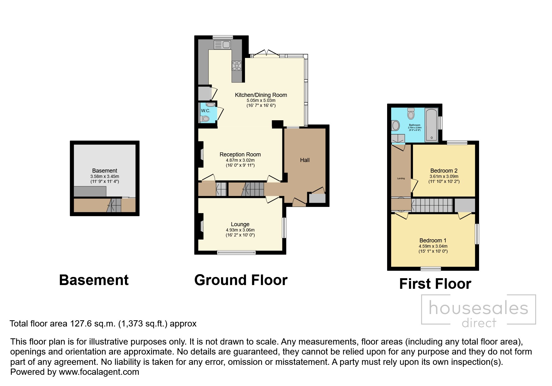 Westfield Road, Birchington floorplan