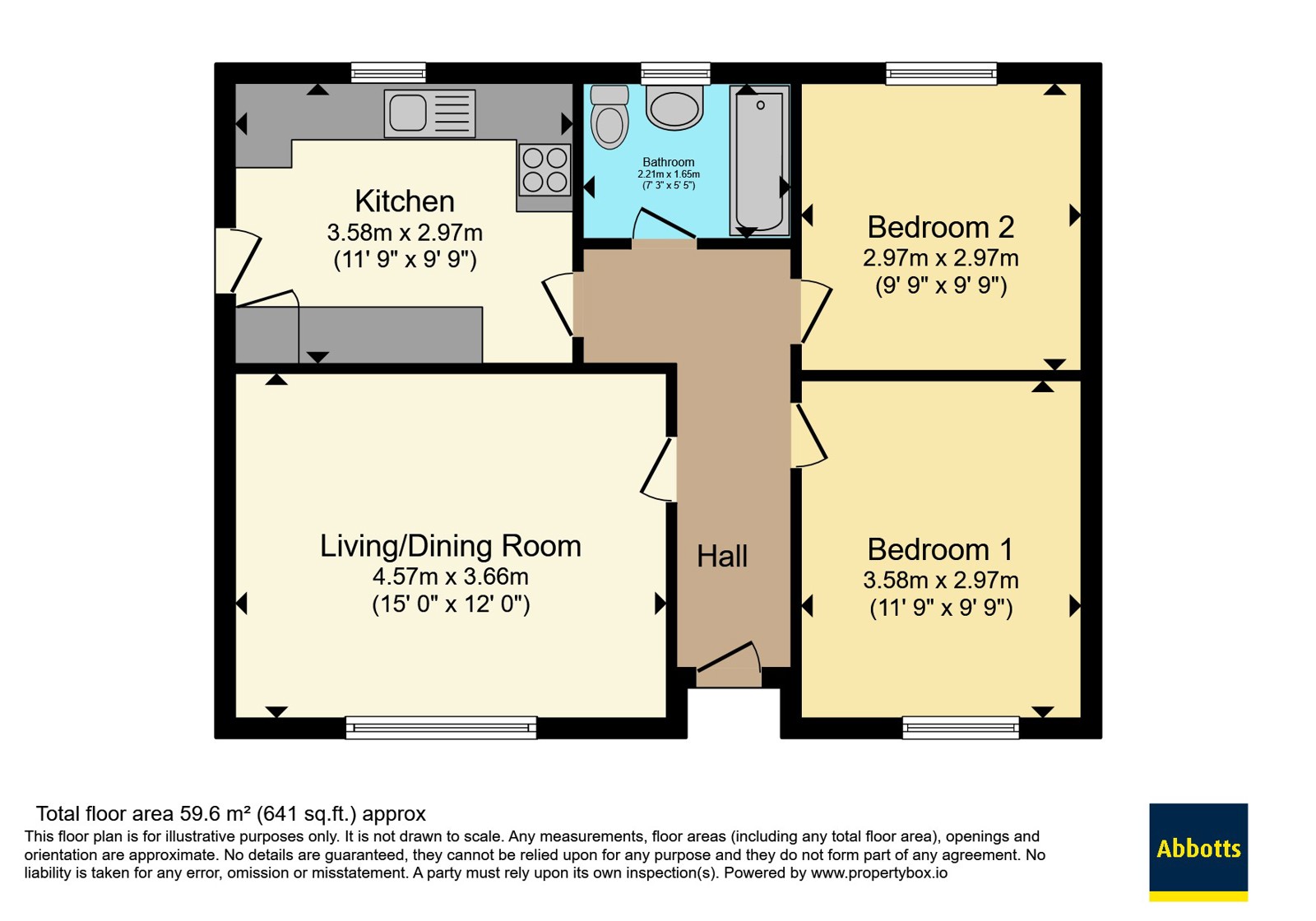50, Millfield, Thetford floorplan