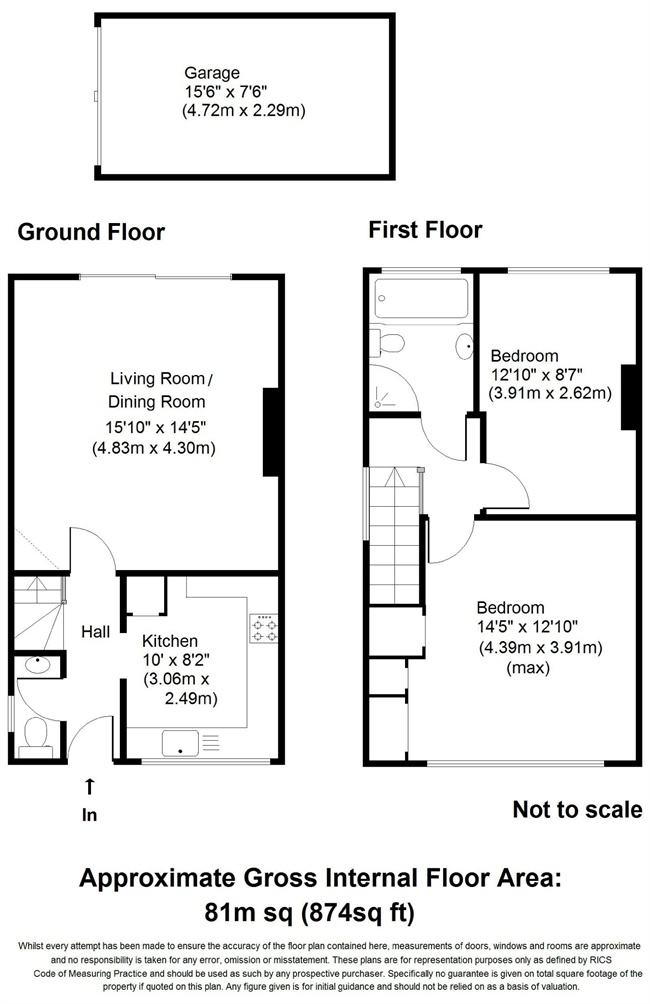 2 Bedrooms Detached house for sale in Normanhurst Road, Walton-On-Thames, Surrey KT12