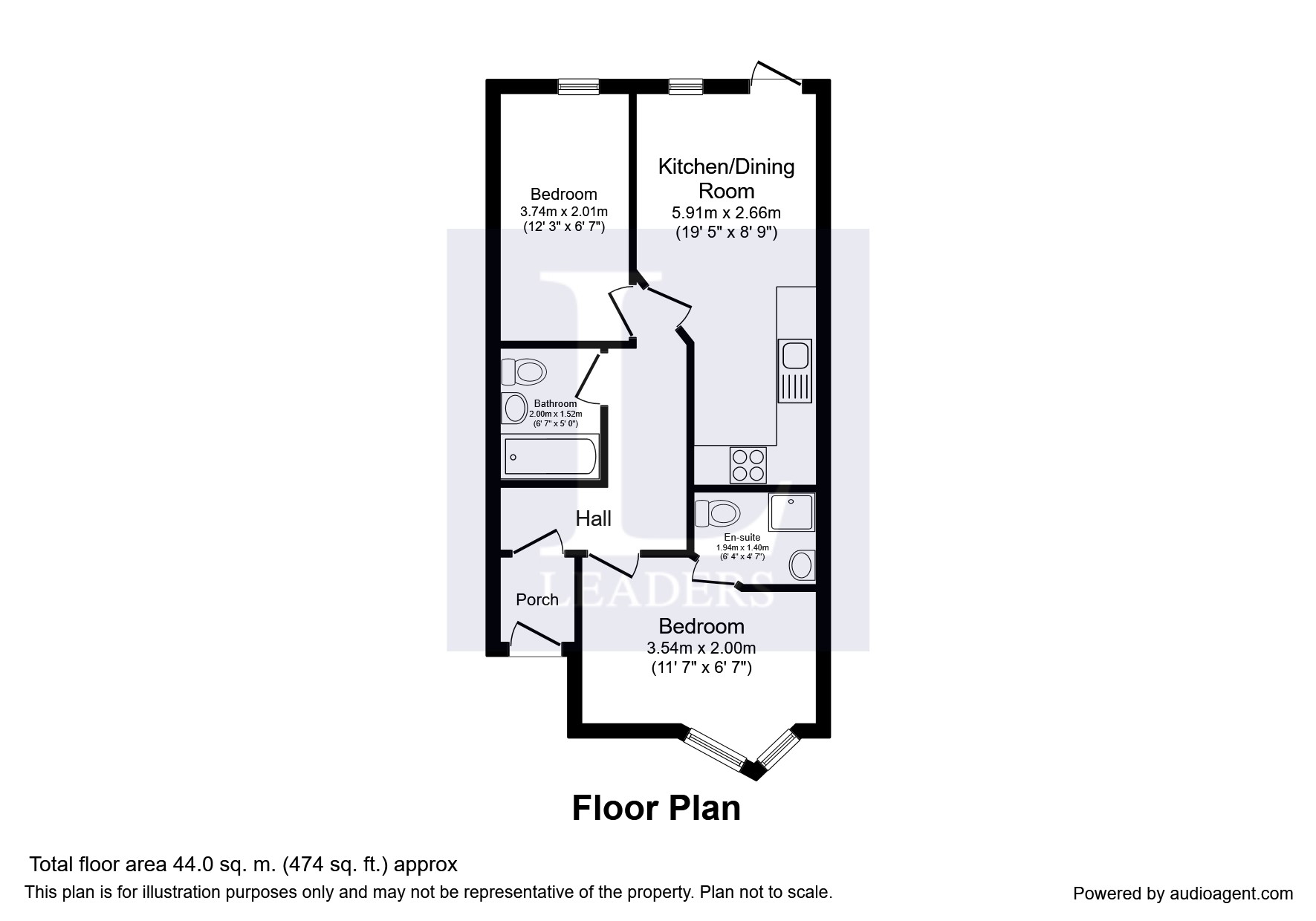 2 Bedrooms Flat to rent in St. Georges Gate, St. Georges Road, Cheltenham GL50