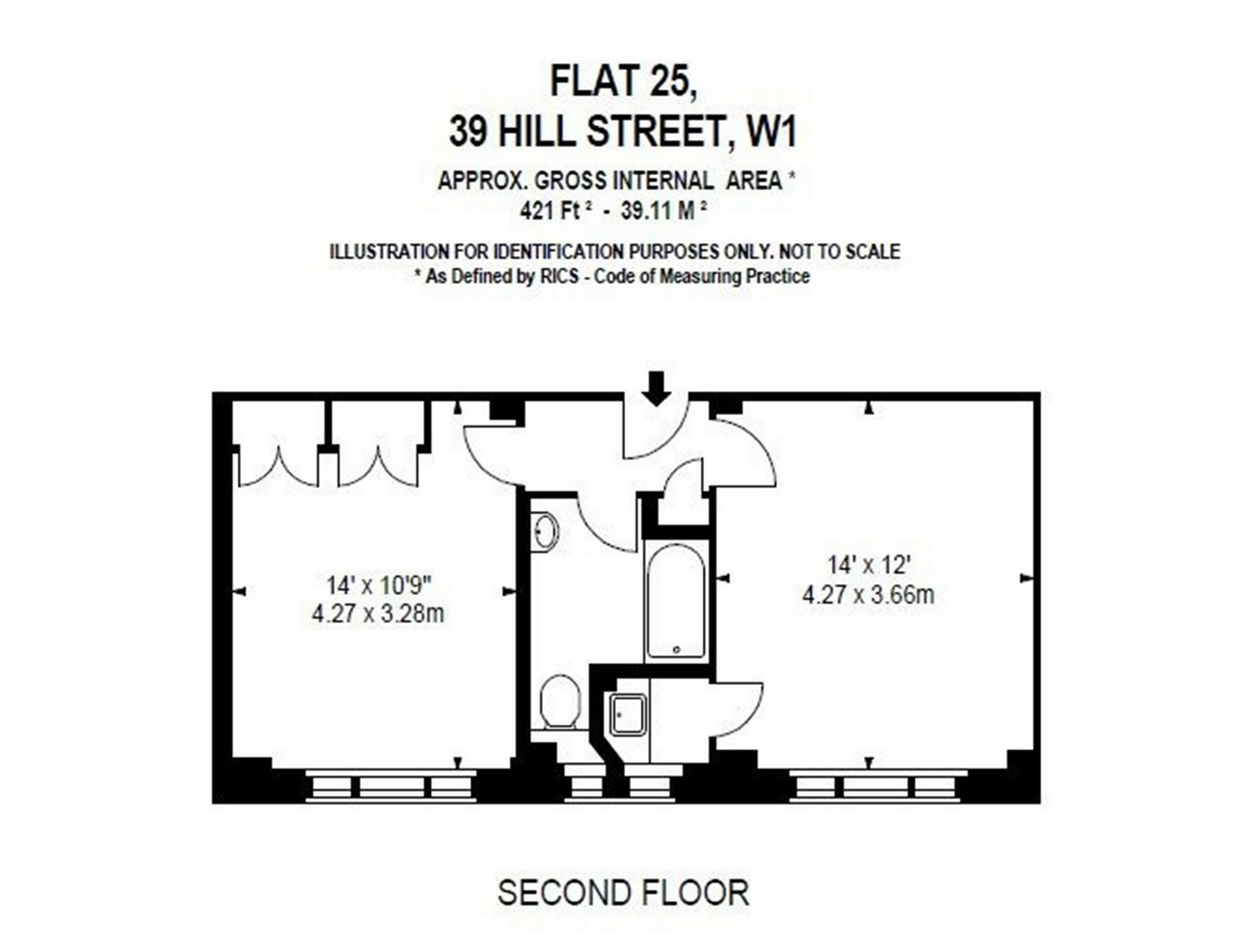 1 Bedrooms Flat to rent in Hill Street, London W1J