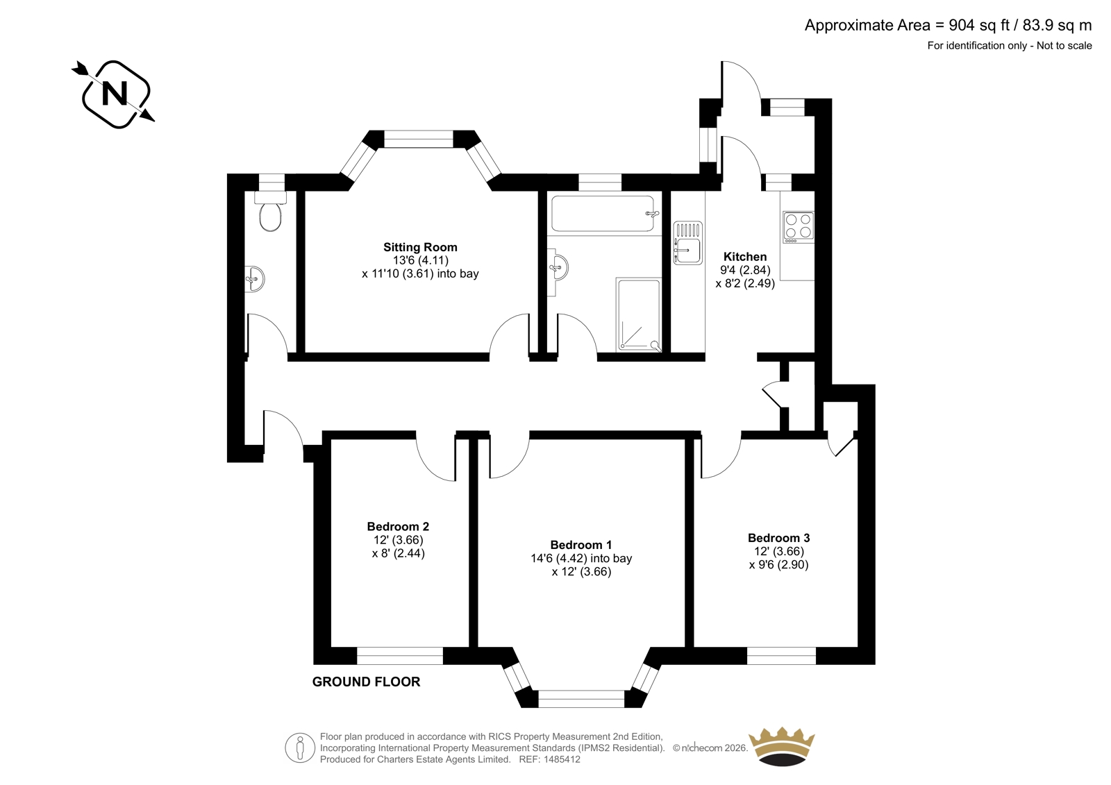 43, Hurst Avenue, West Sussex floorplan