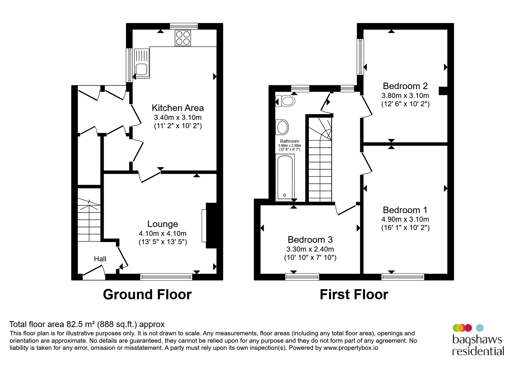 28, Grove Place, BAKEWELL floorplan