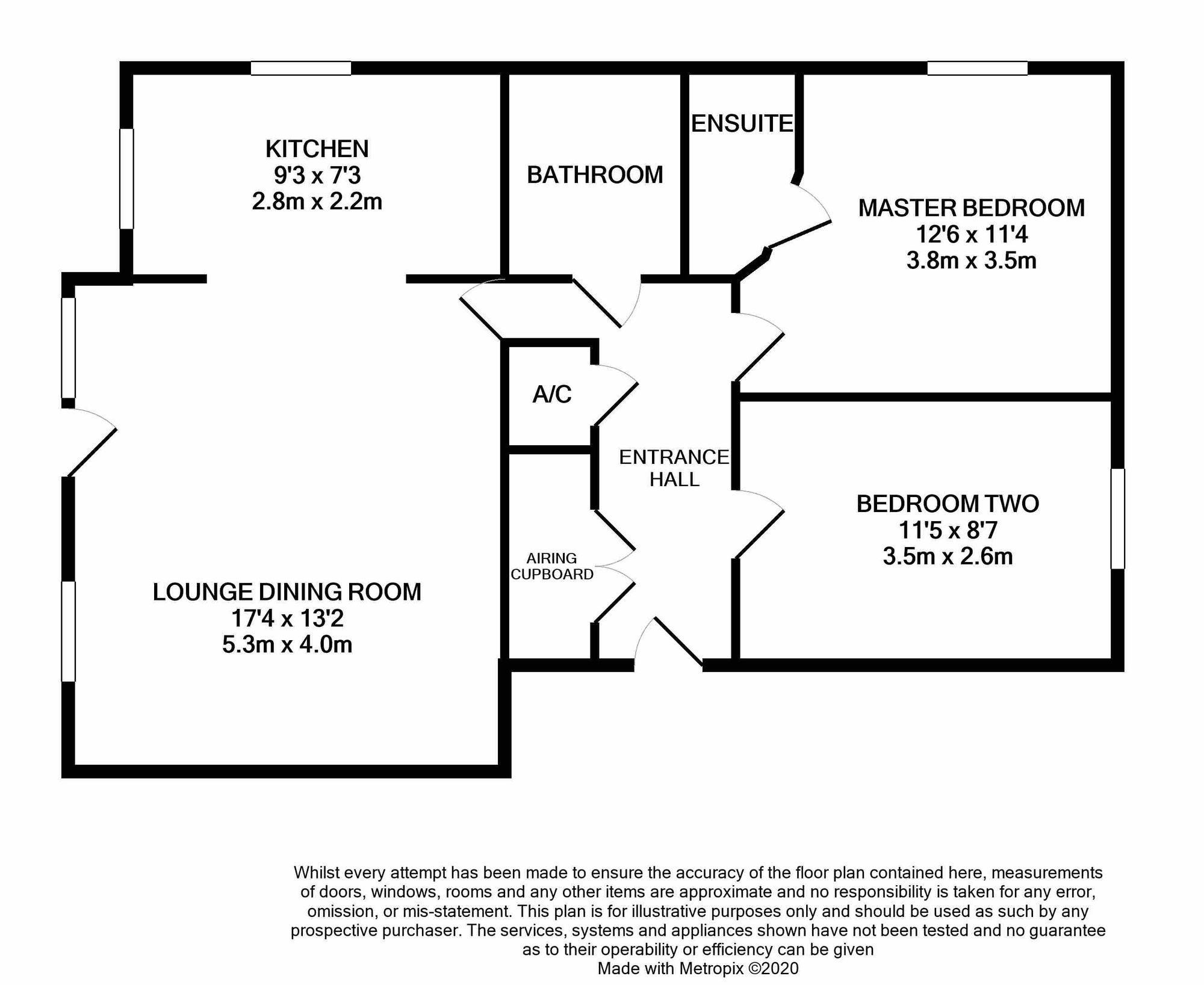Flat 12, Amelia Court Marston Road, Southampton floorplan