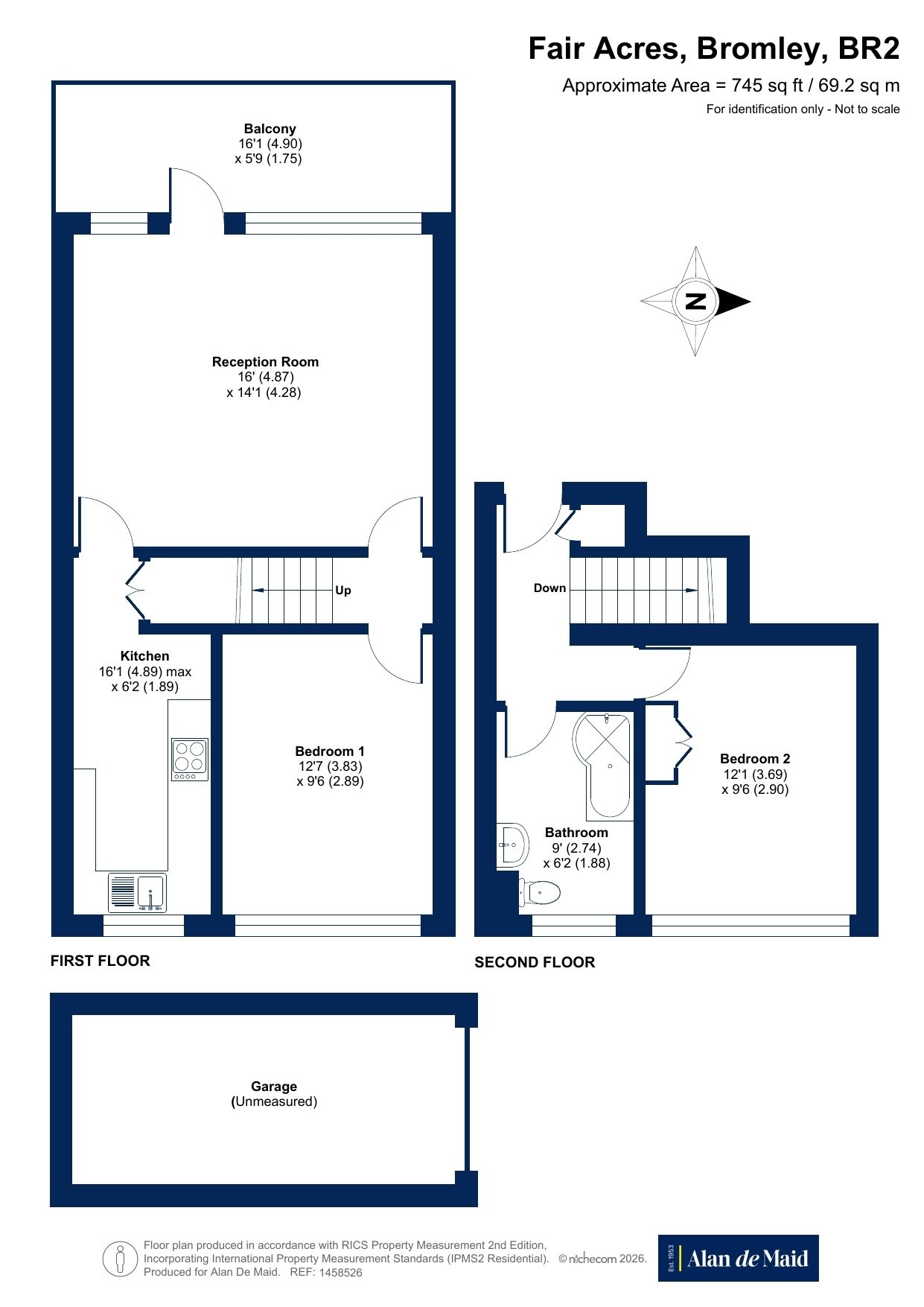Flat 120, Elgar Lodge,, Fair Acres, Bromley floorplan