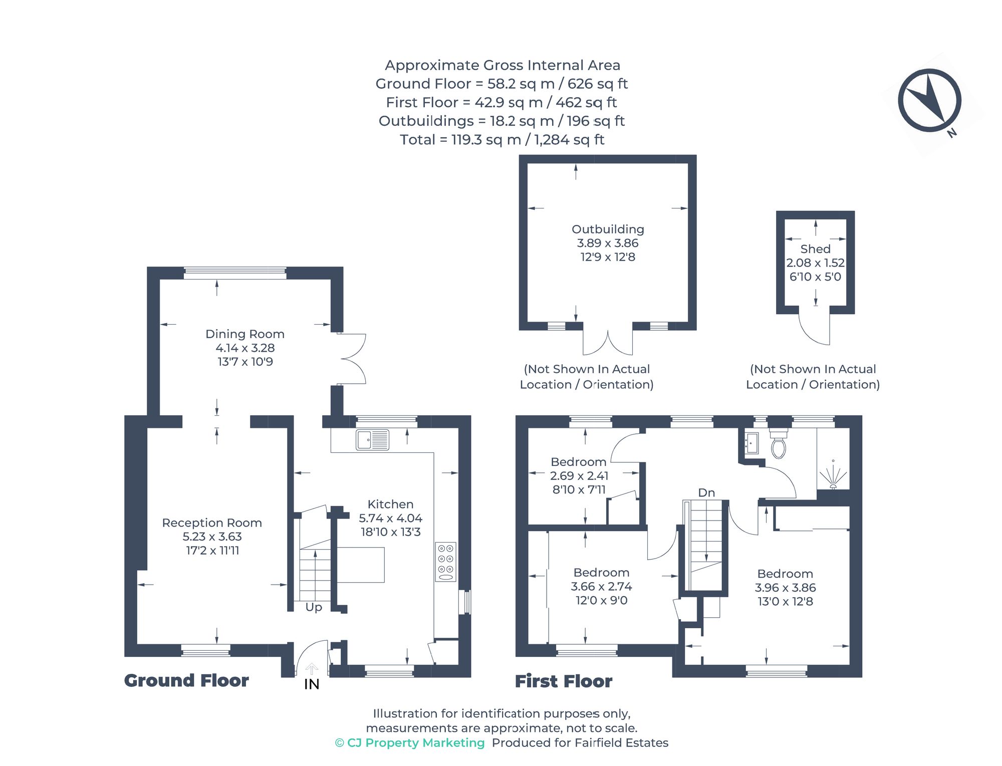 175 The Harebreaks, Watford floorplan