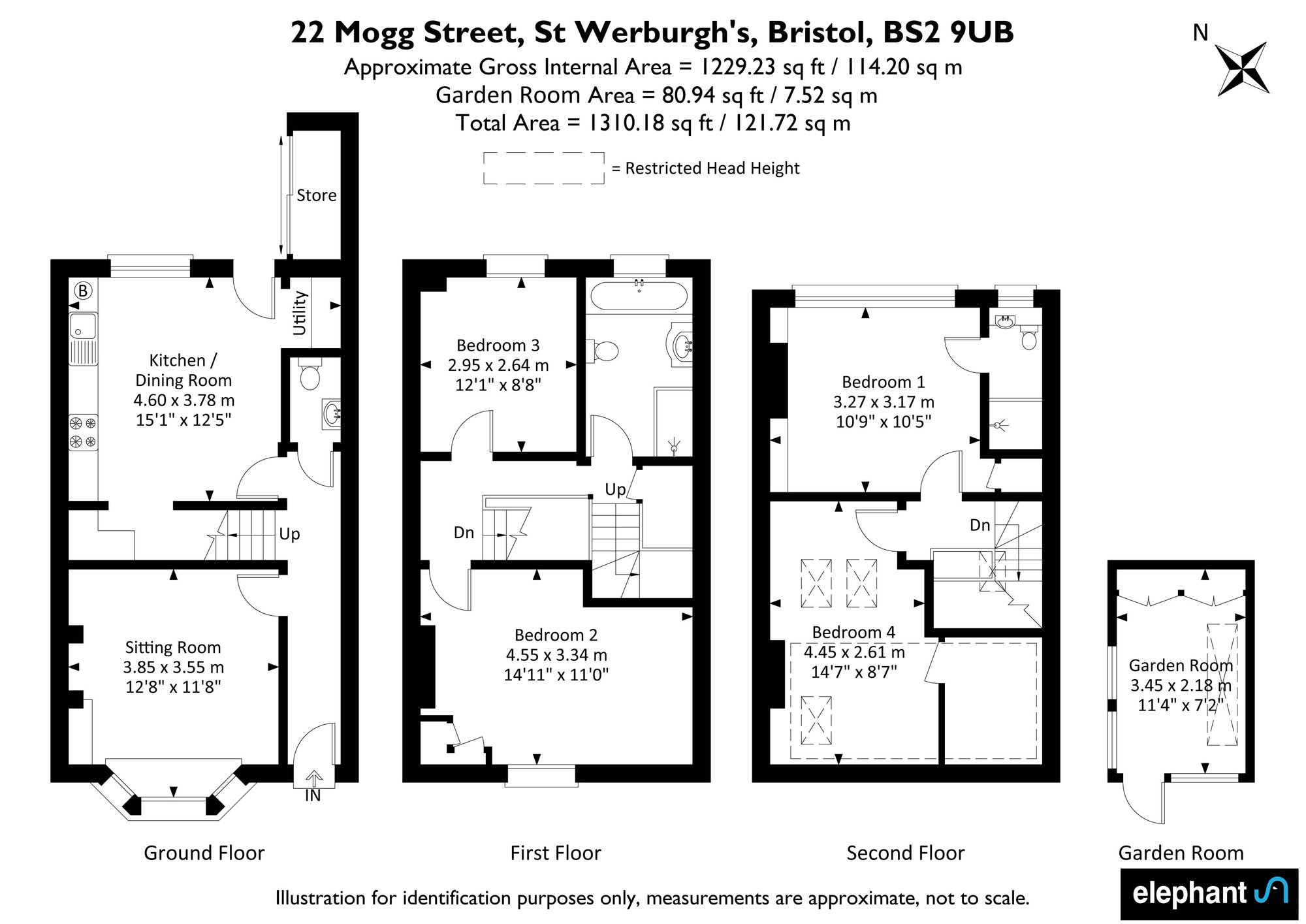 22 Mogg Street, Bristol floorplan