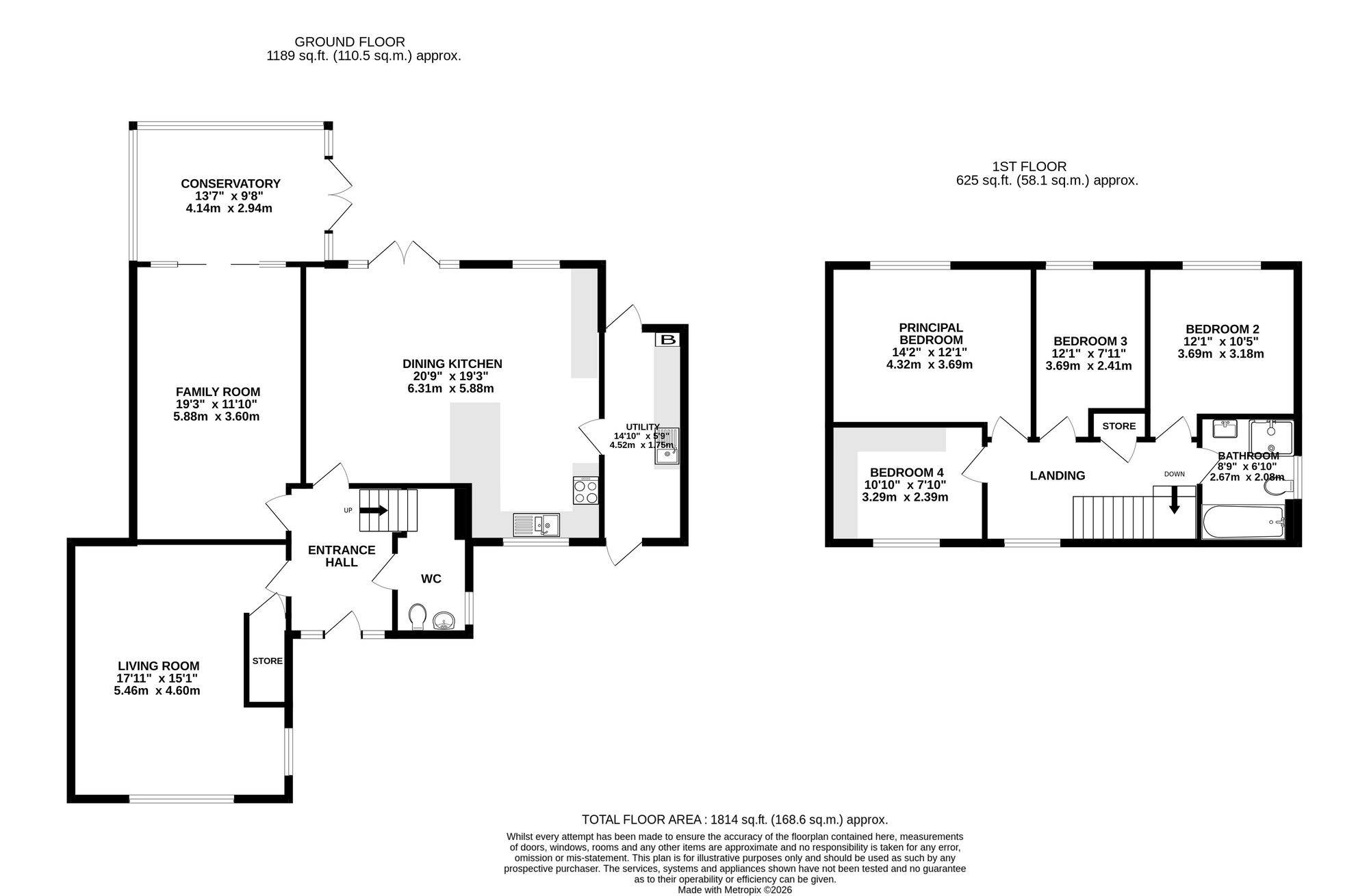 11 Stockton Road, Wilmslow floorplan