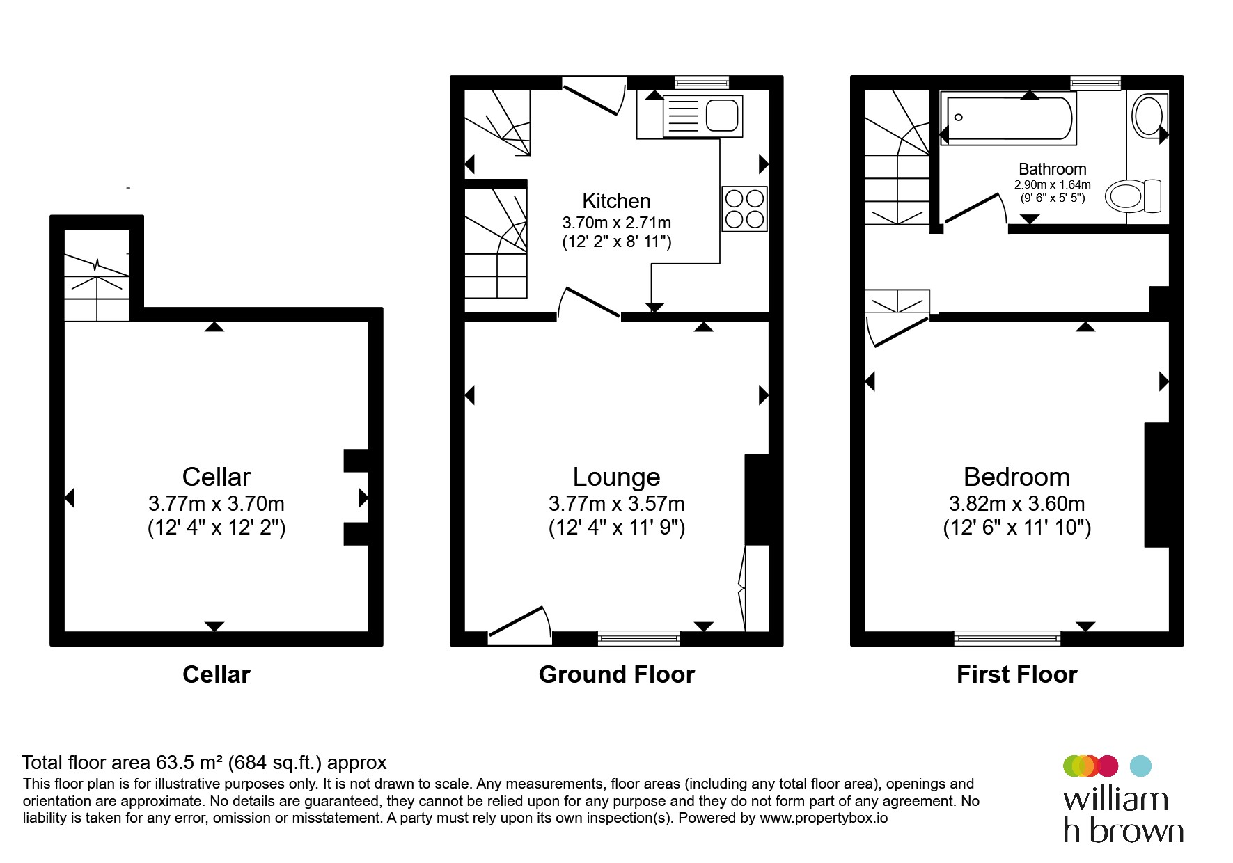 212, Psalters Lane, Rotherham floorplan