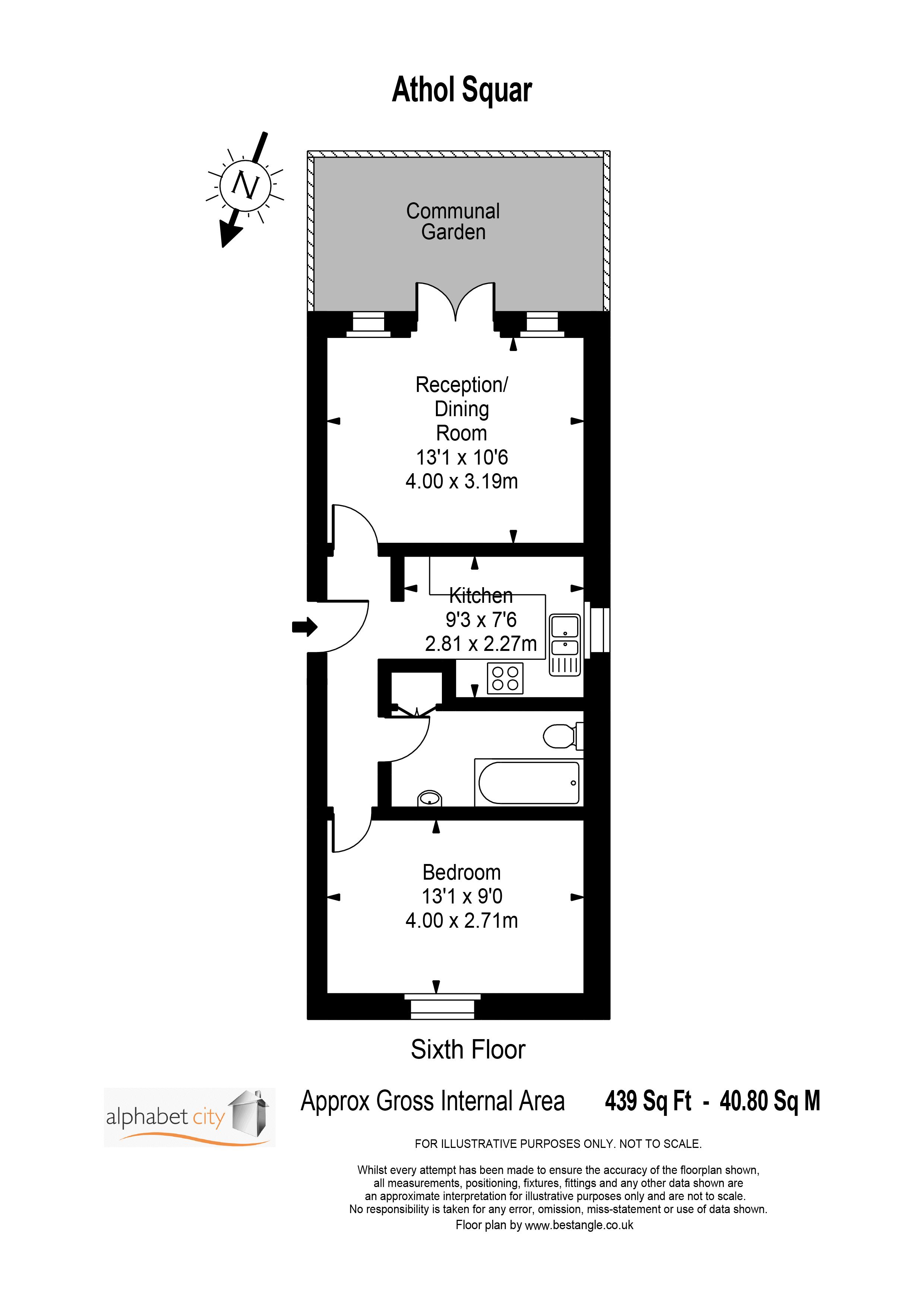 1 Bedrooms Flat to rent in Athol Square, London E14