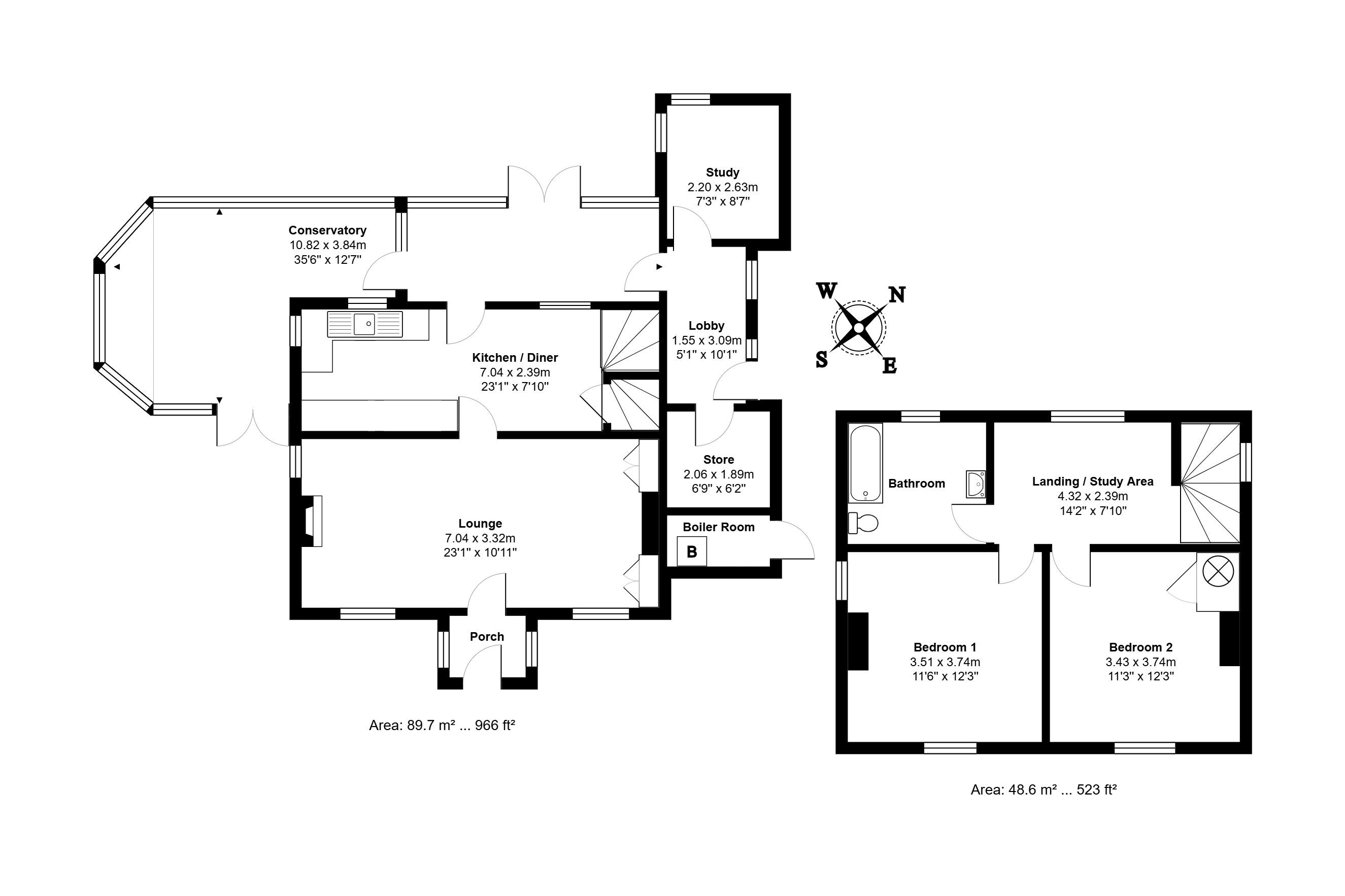 Honeysuckle Cottage, Crossways Lane, Bristol floorplan