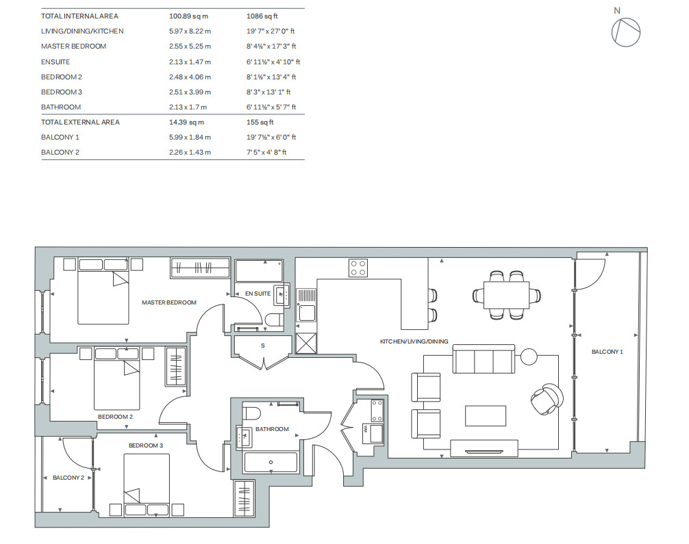 New, Rosewood Building, Shoreditch Exchage,, London floorplan