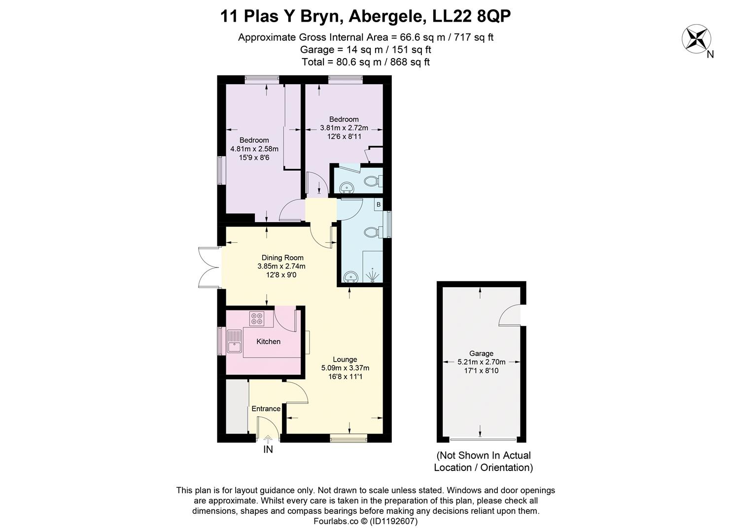 11, Plas Y Bryn, Abergele floorplan