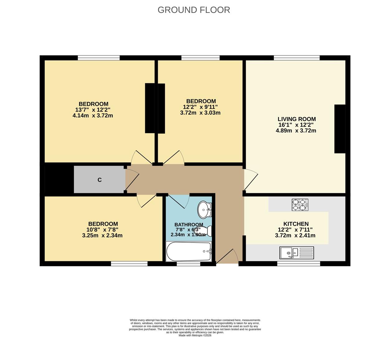38, Mains Drive, Dundee floorplan