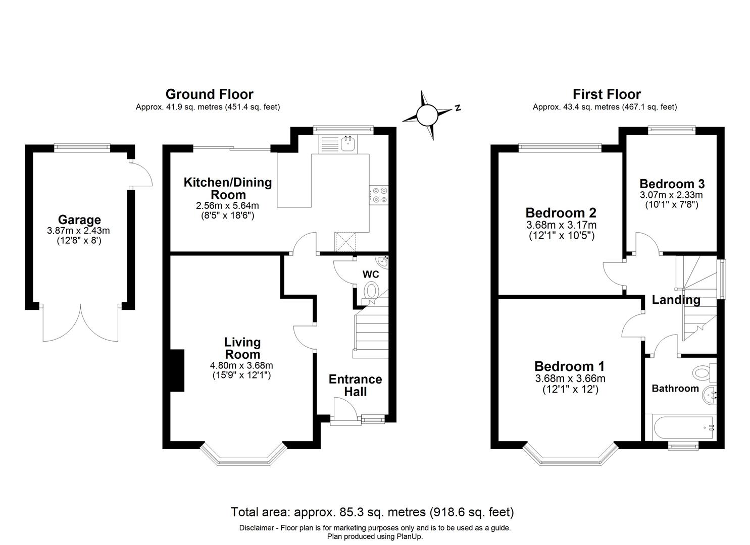 3 Bedrooms Detached house for sale in Newell Road, Hemel Hempstead HP3