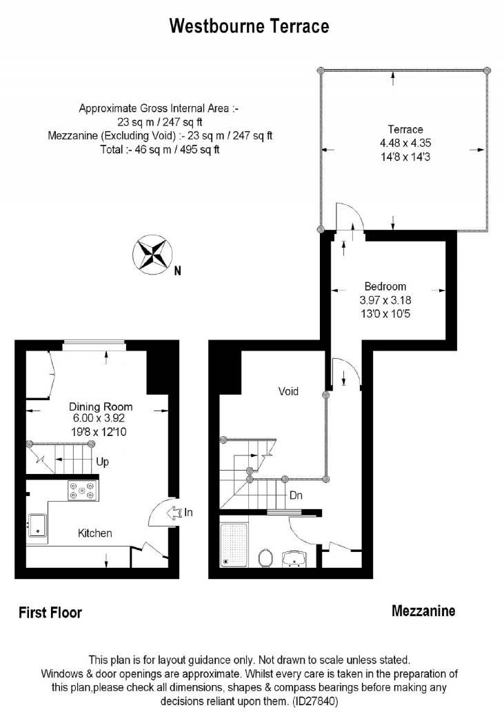 1 Bedrooms Flat to rent in Westbourne Terrace, Bayswater W2