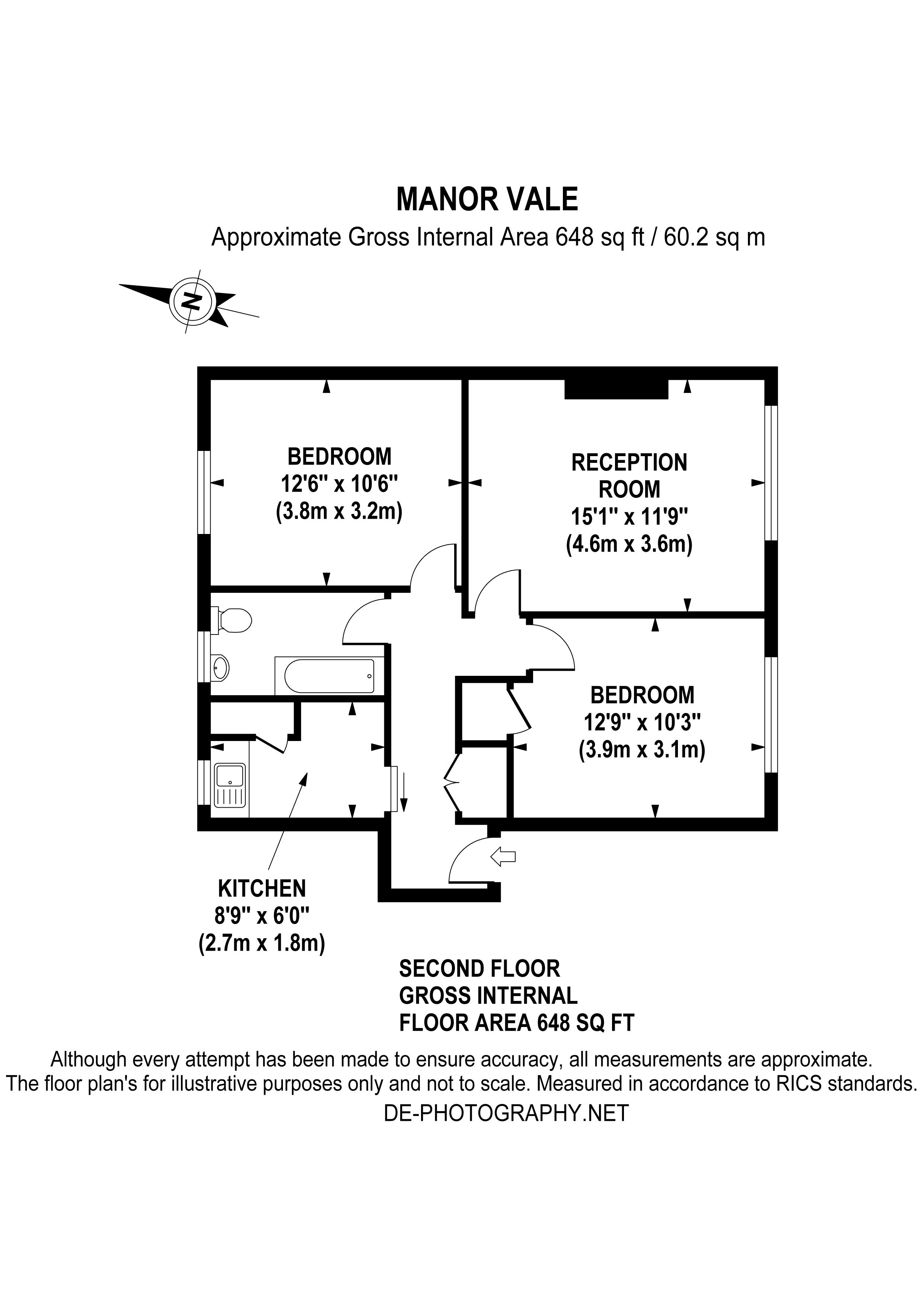 2 Bedrooms Flat for sale in Manor Vale, Boston Manor Road, Brentford TW8