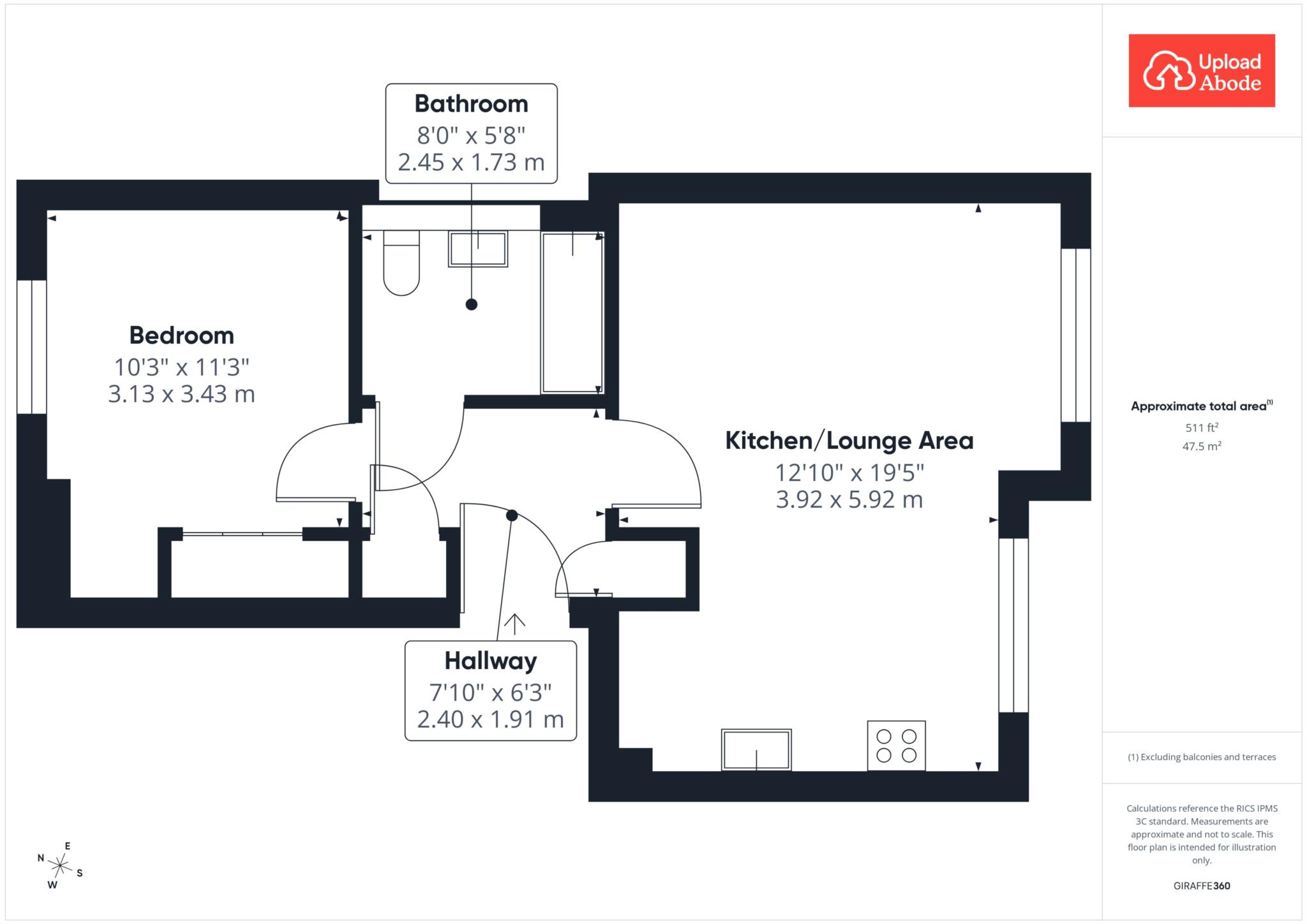 47, Mellor Place, Motherwell floorplan