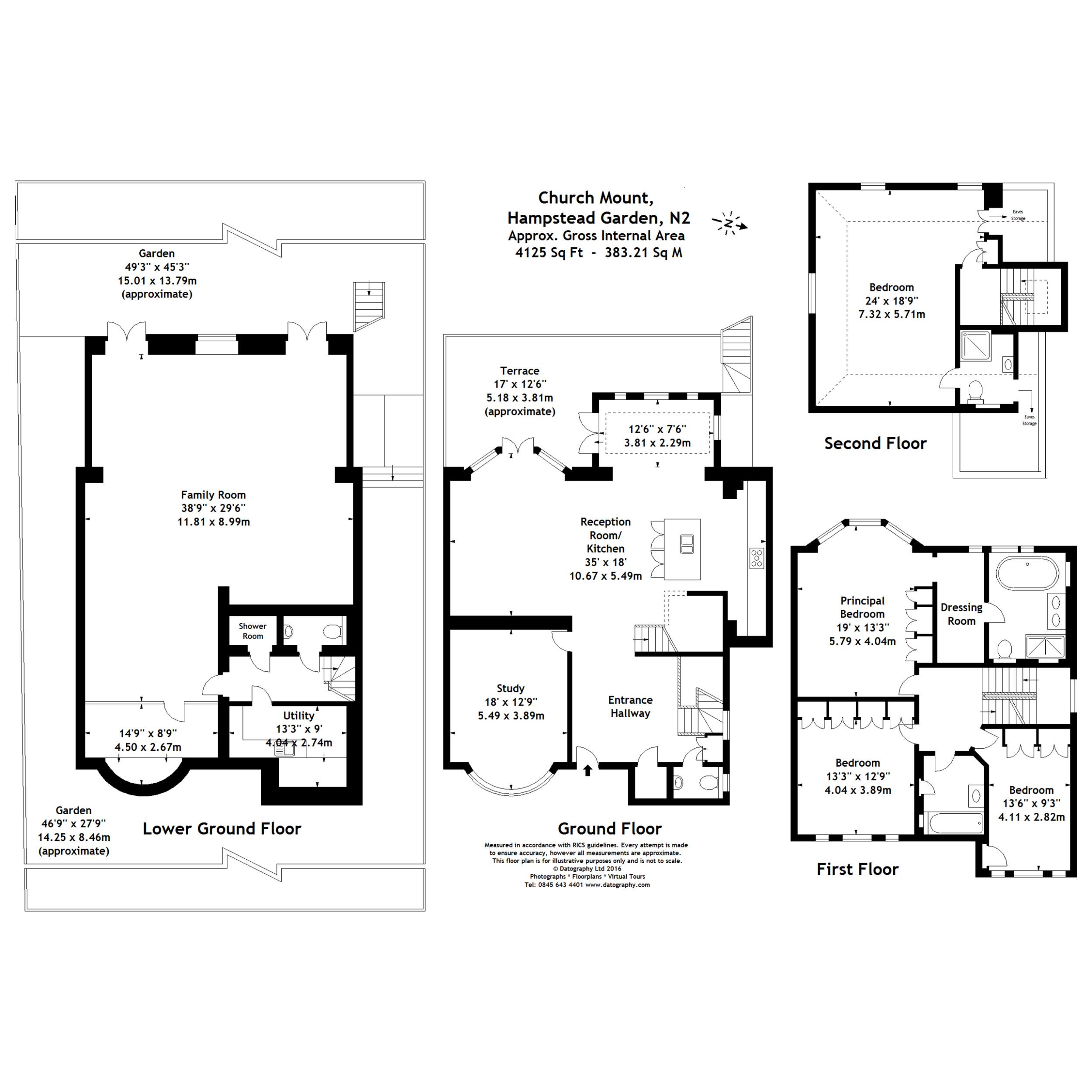 4 bed detached house for sale in Church Mount, Hampstead Garden Suburb