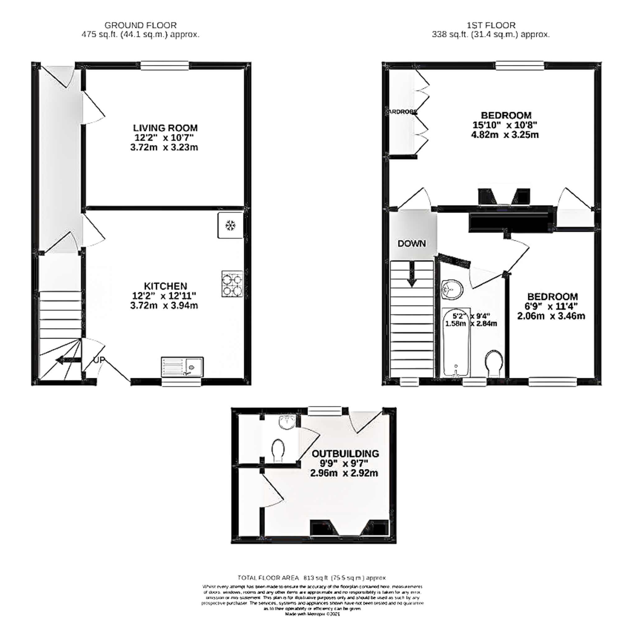 75, All Saints Road, Suffolk floorplan