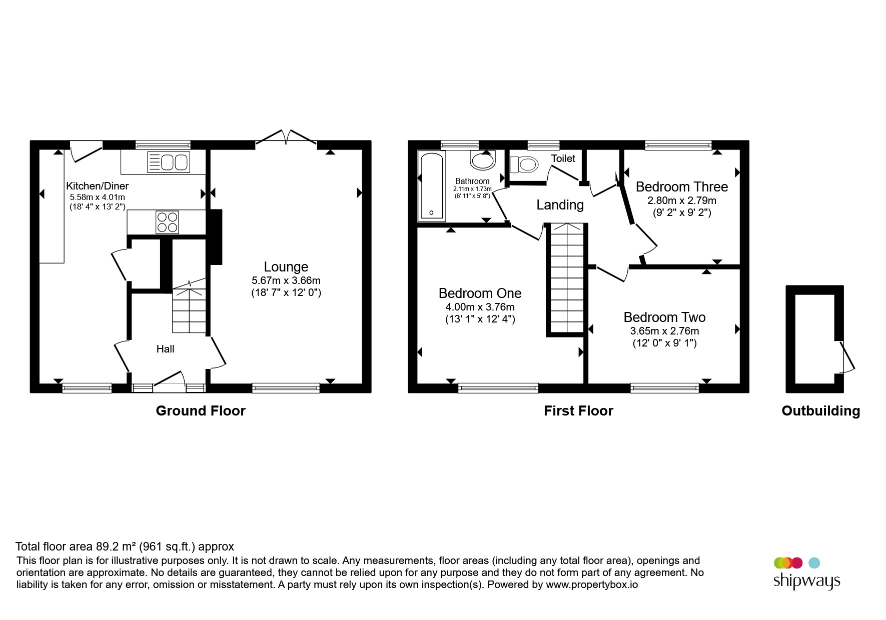 50, Wardle Way, Kidderminster floorplan