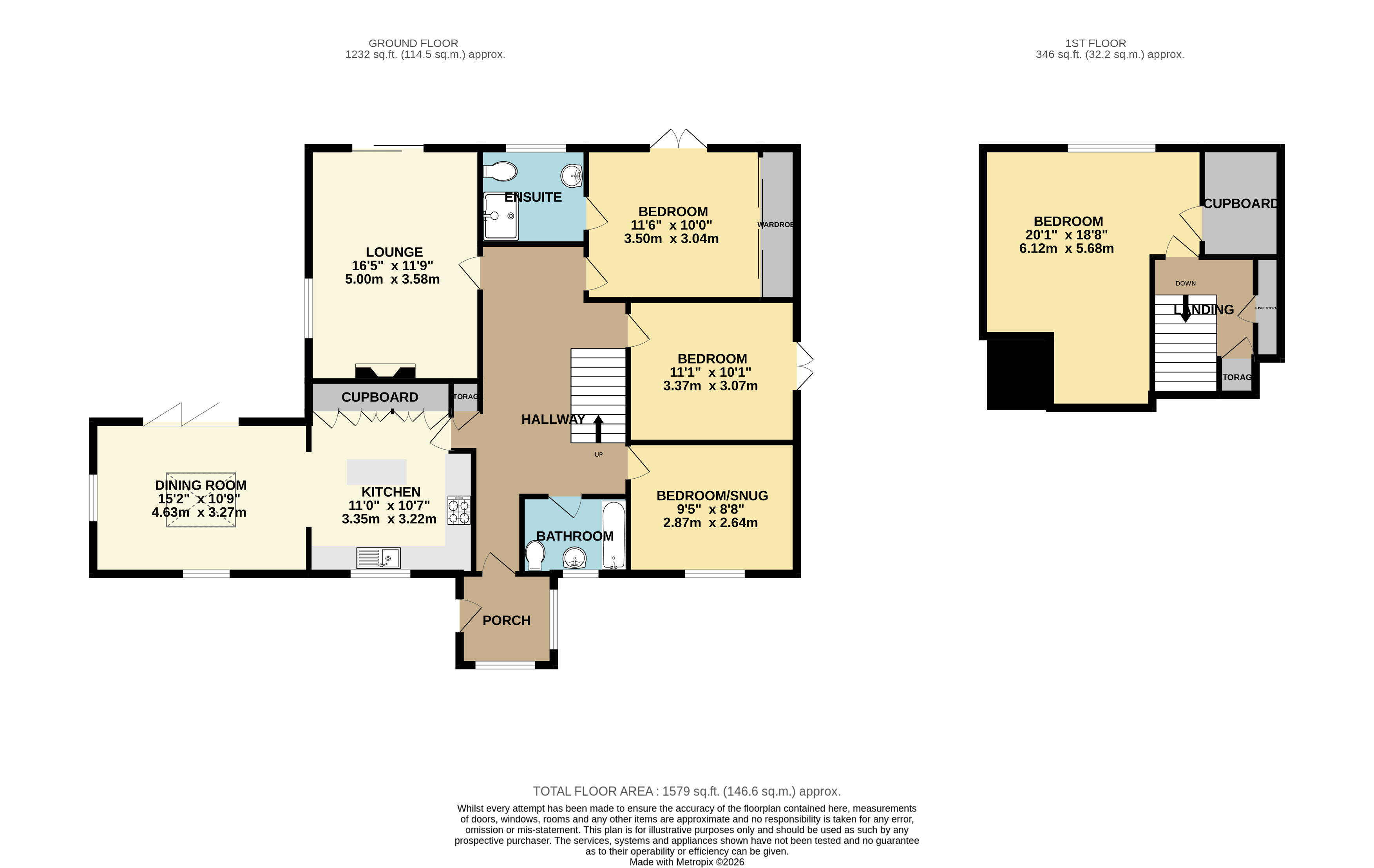 4, Elm Hill, Warminster floorplan
