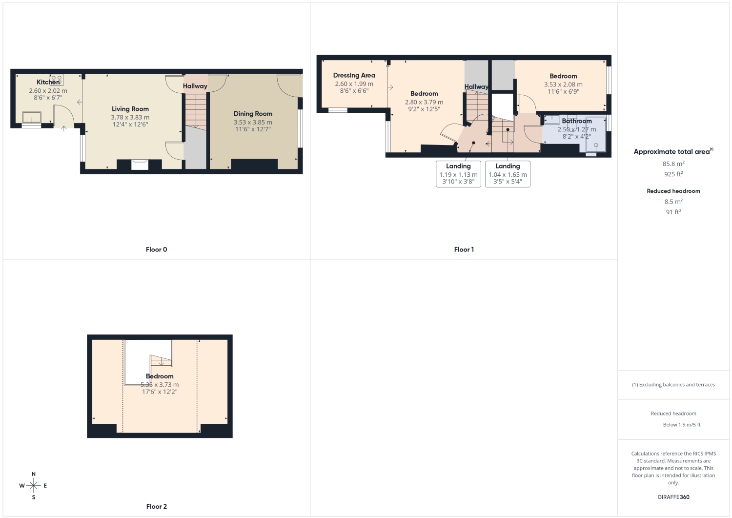 224, Derbyshire Lane, Sheffield floorplan