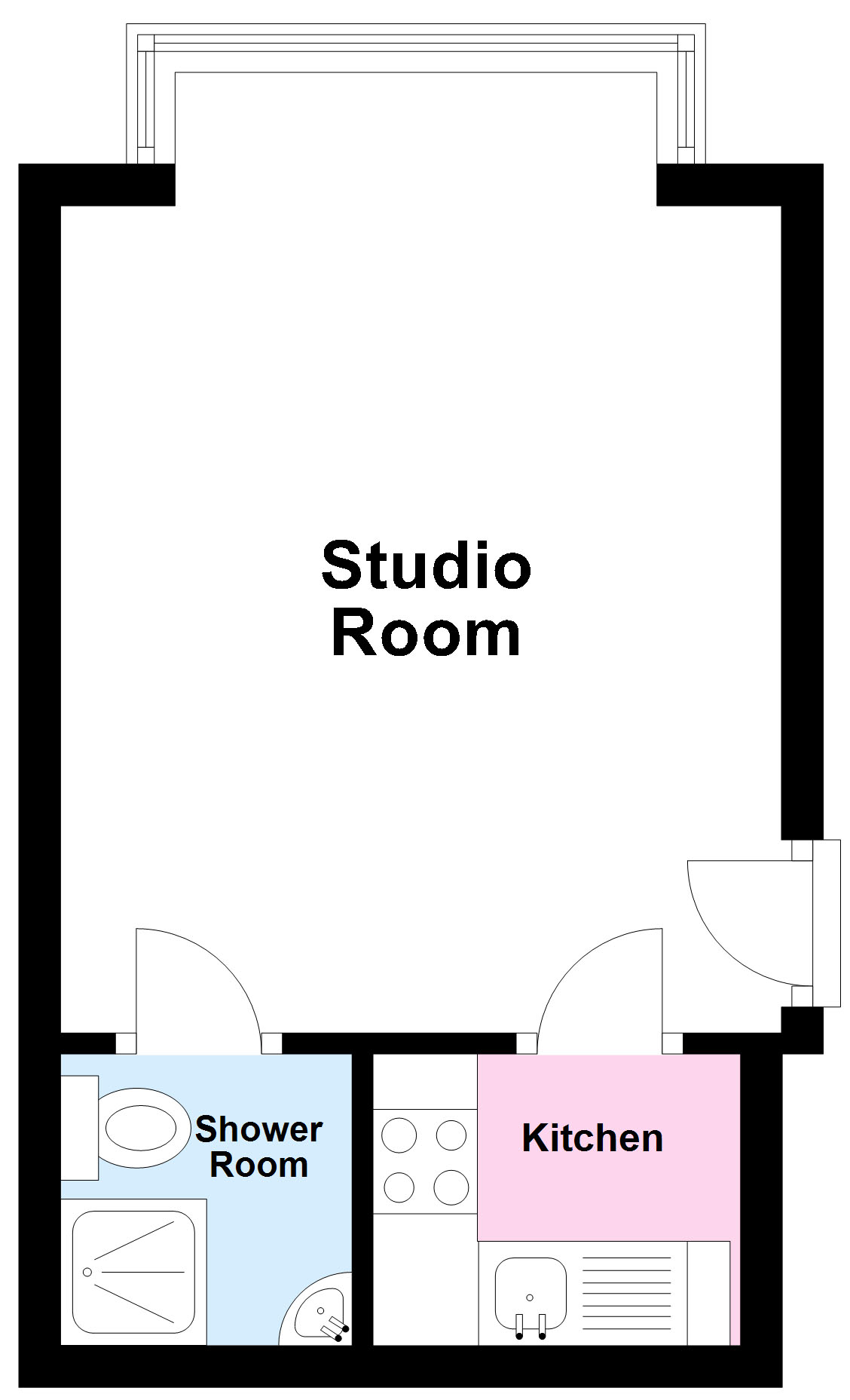 0 Bedrooms Studio to rent in The Crescent, Croydon, Surrey CR0