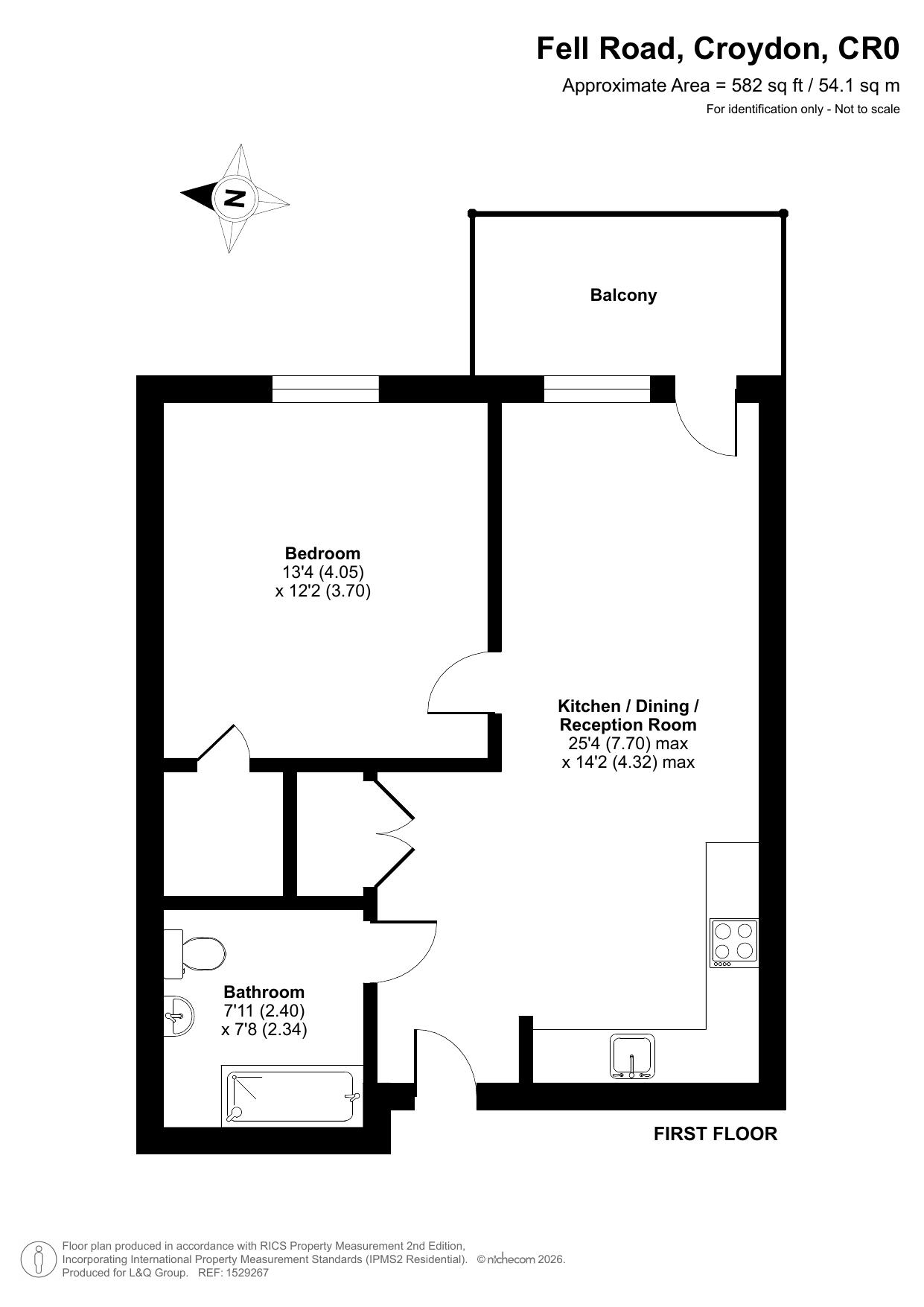 Bloom House, 3 Fell Road, Croydon floorplan